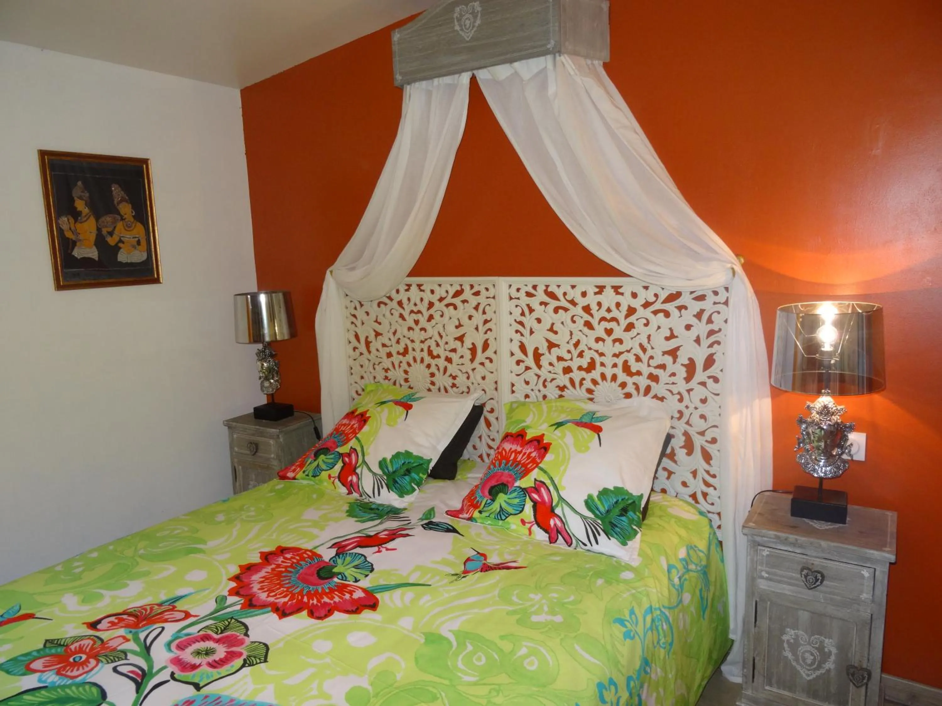 Bed in La Fontenelle Chambres d'Hôtes