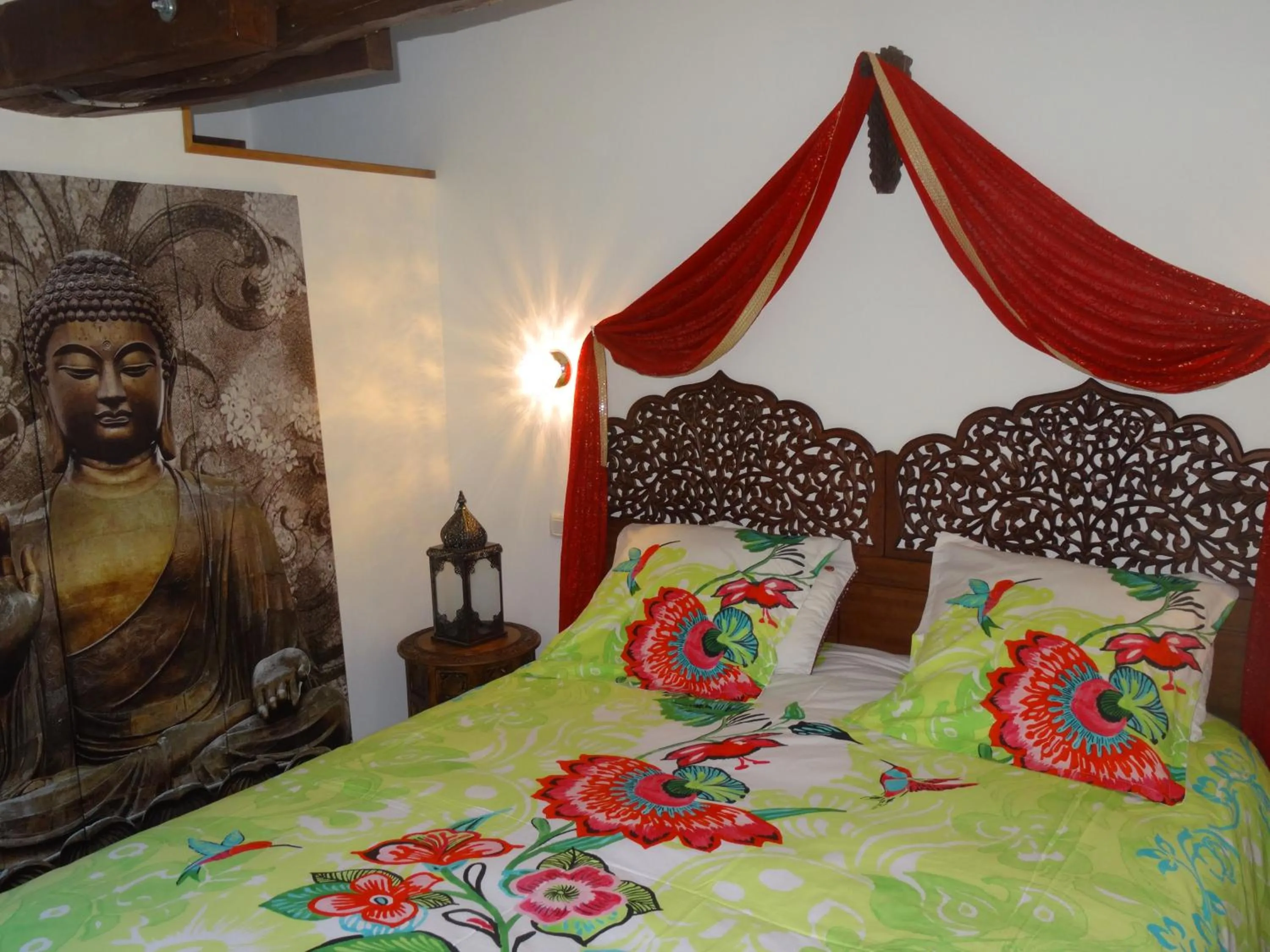 Bed in La Fontenelle Chambres d'Hôtes