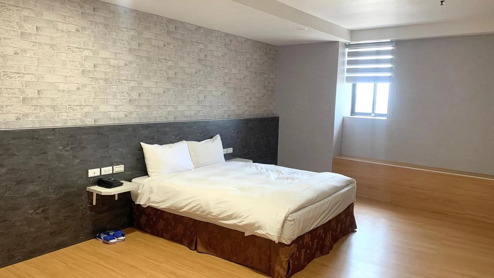 Bed in 嵐茵鐵道旅館