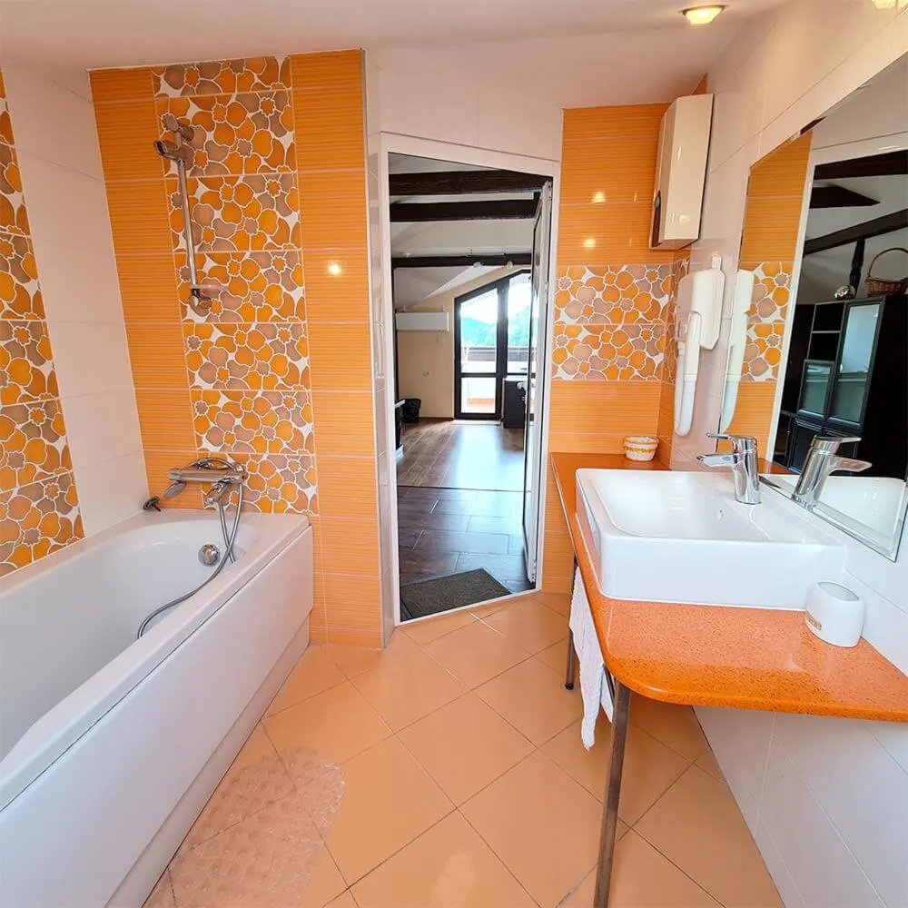 Bathroom in Family Hotel Chiflik Hills