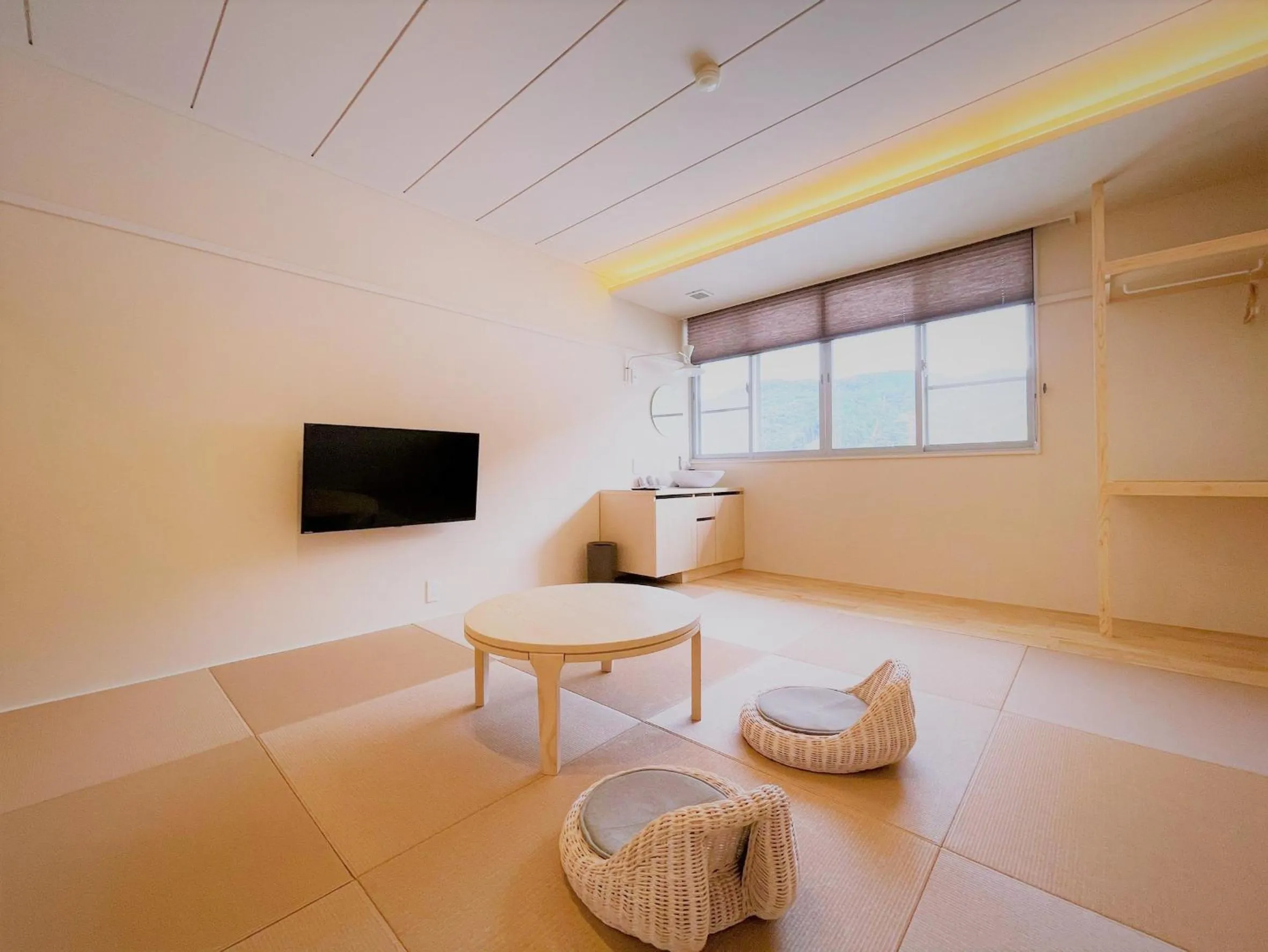 Photo of the whole room in Zen no Yu