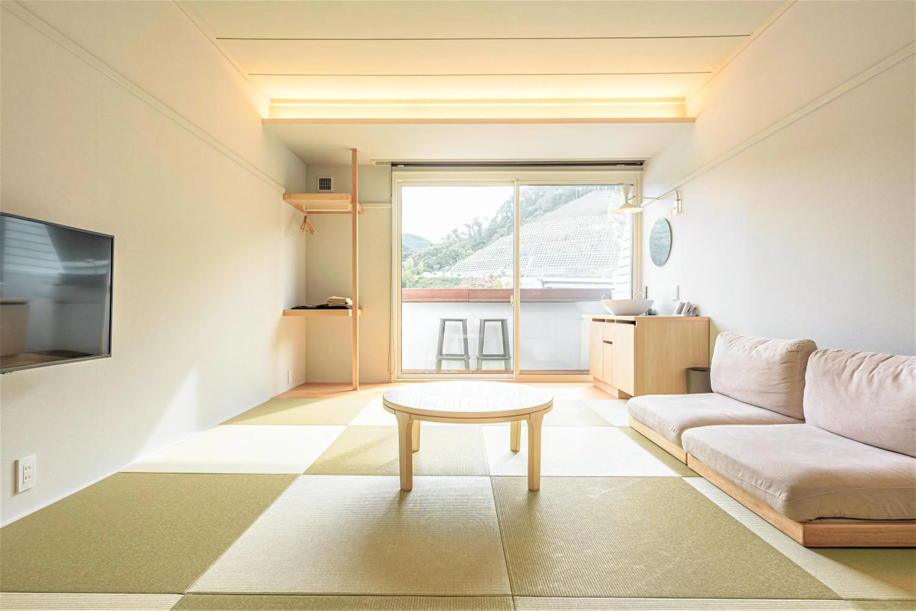 Photo of the whole room in Zen no Yu