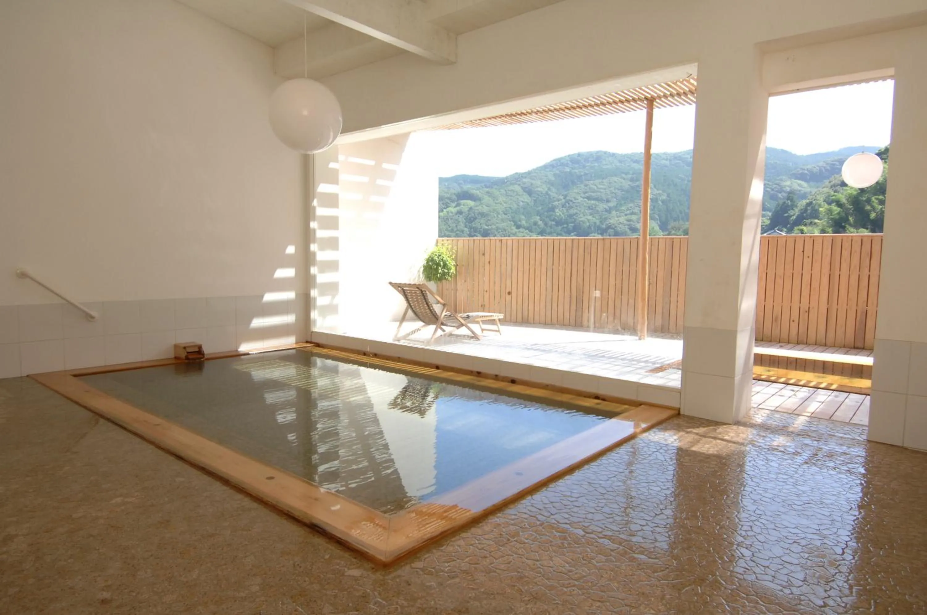 Hot Spring Bath in Zen no Yu