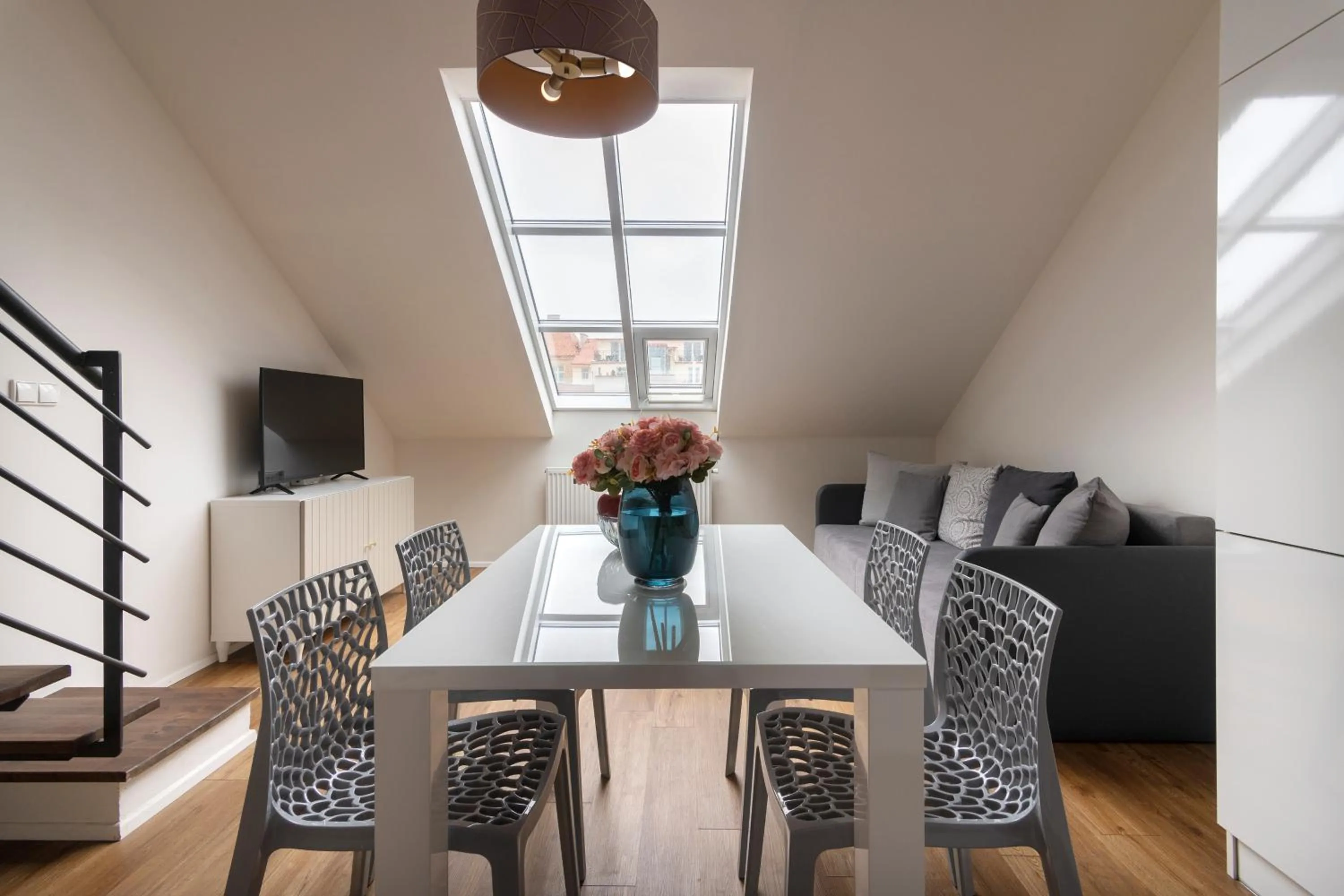 Dining area in Prague Tales Boutique Residence by Dwellfort