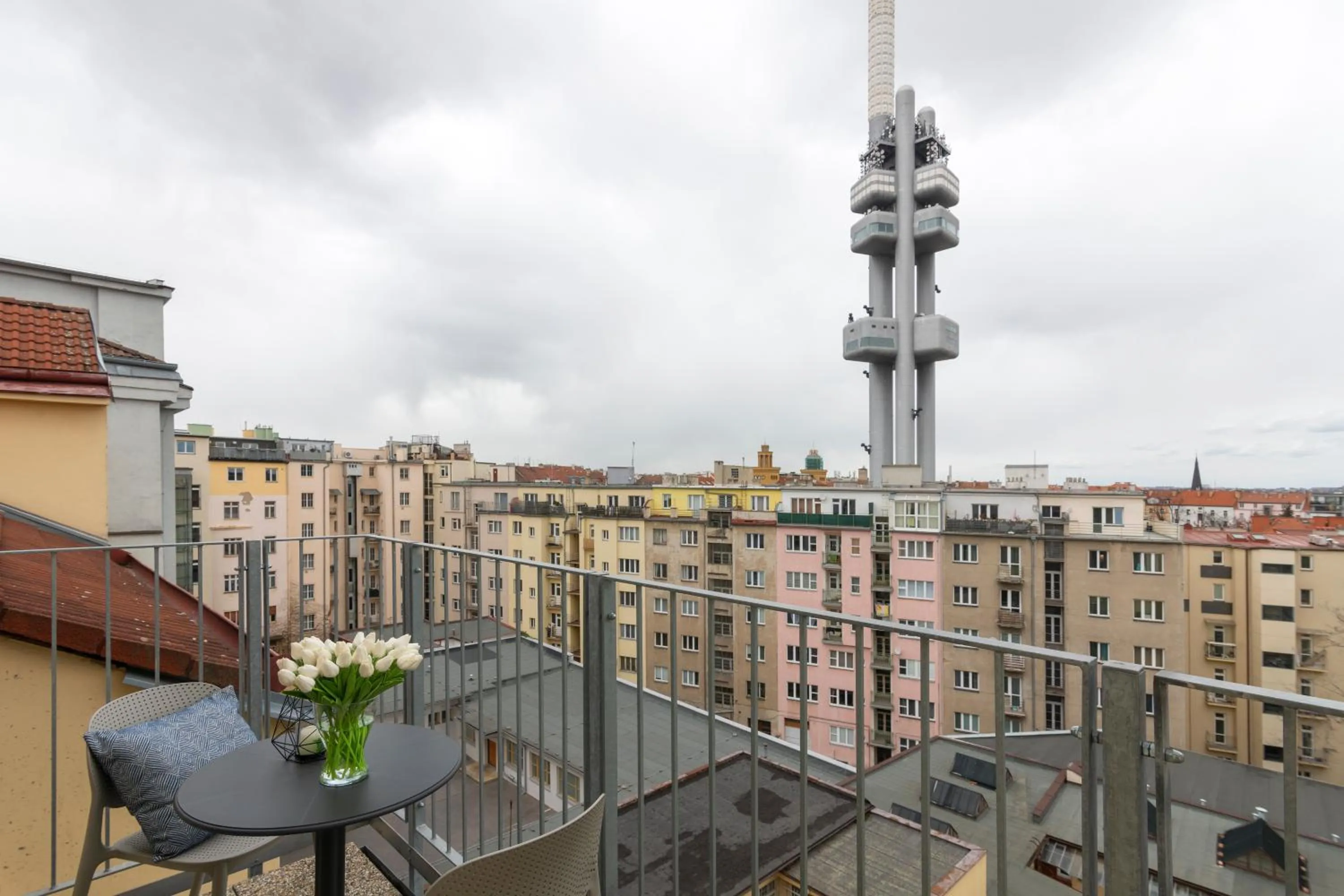 Balcony/Terrace in Prague Tales Boutique Residence by Dwellfort