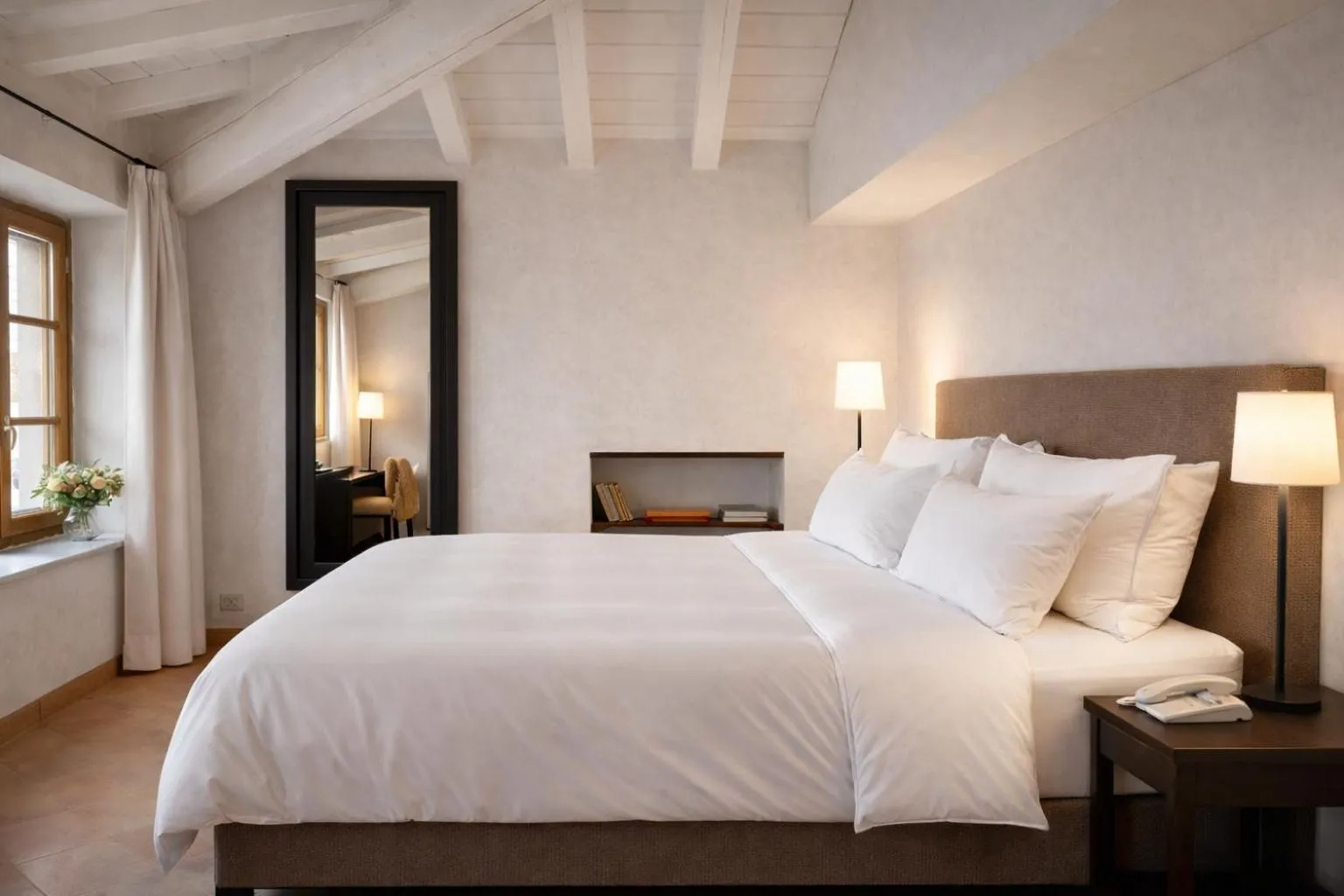 Bed in Villa Arcadio