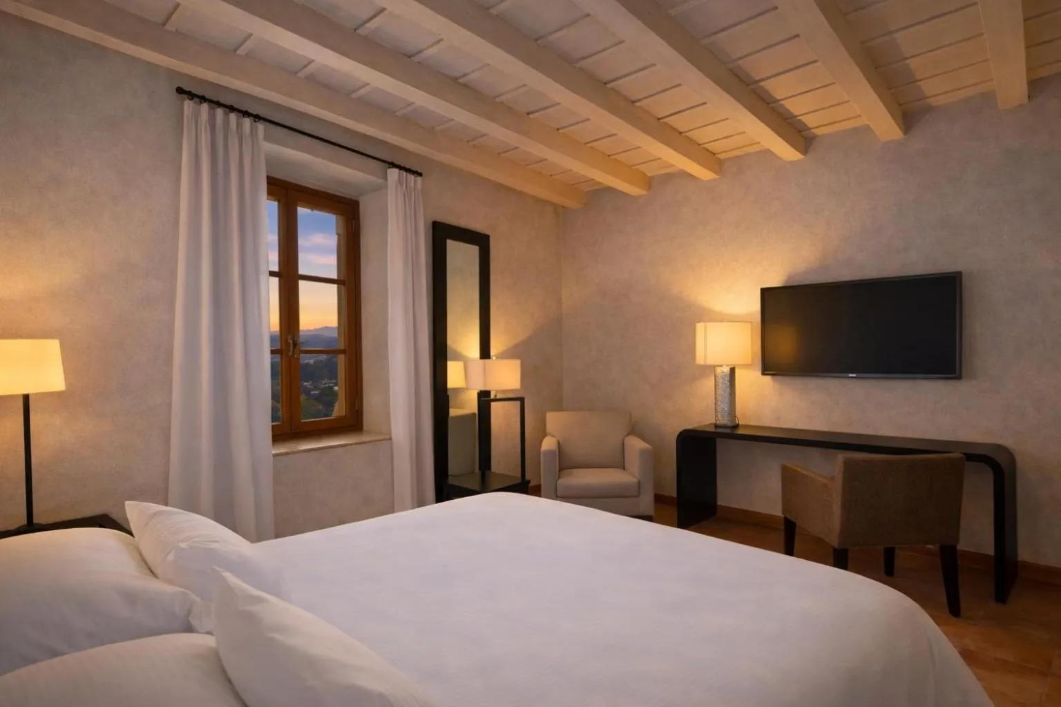 Bed in Villa Arcadio