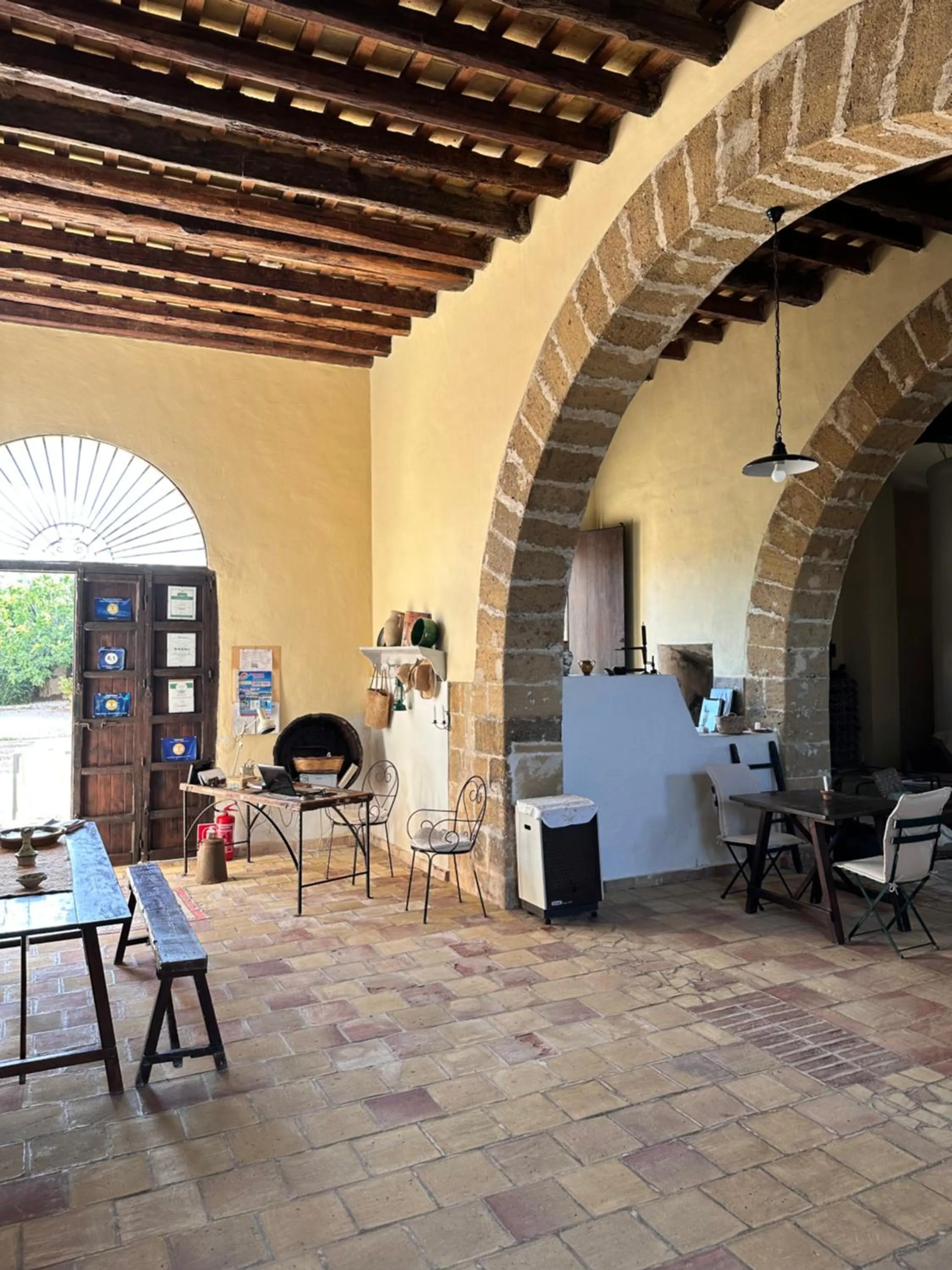 Lobby or reception in Baglio Spanò - Antiche Dimore di Sicilia
