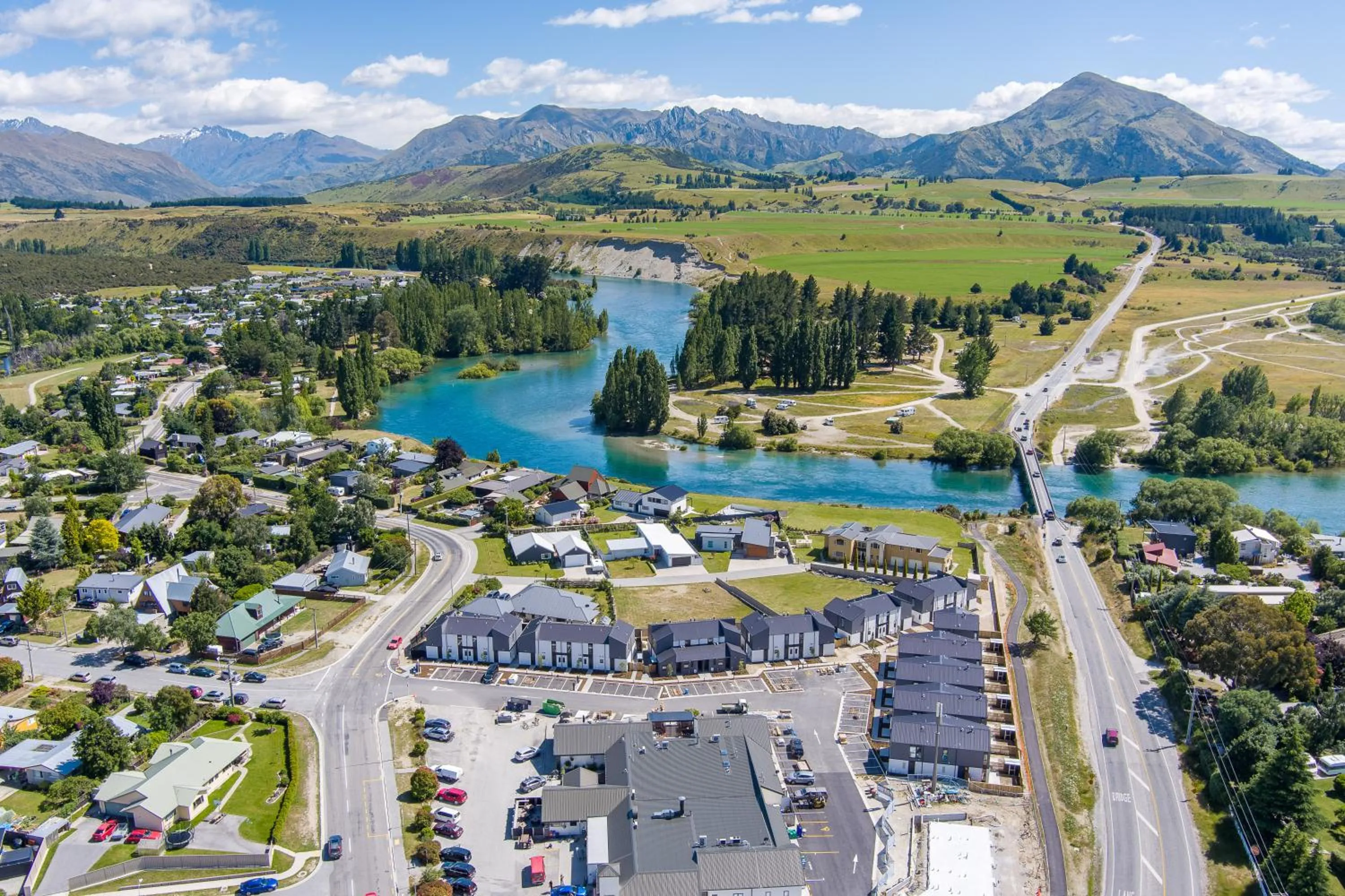Bird's eye view in Alpine Junction Townhouse Apartments, Lodge & Hotel