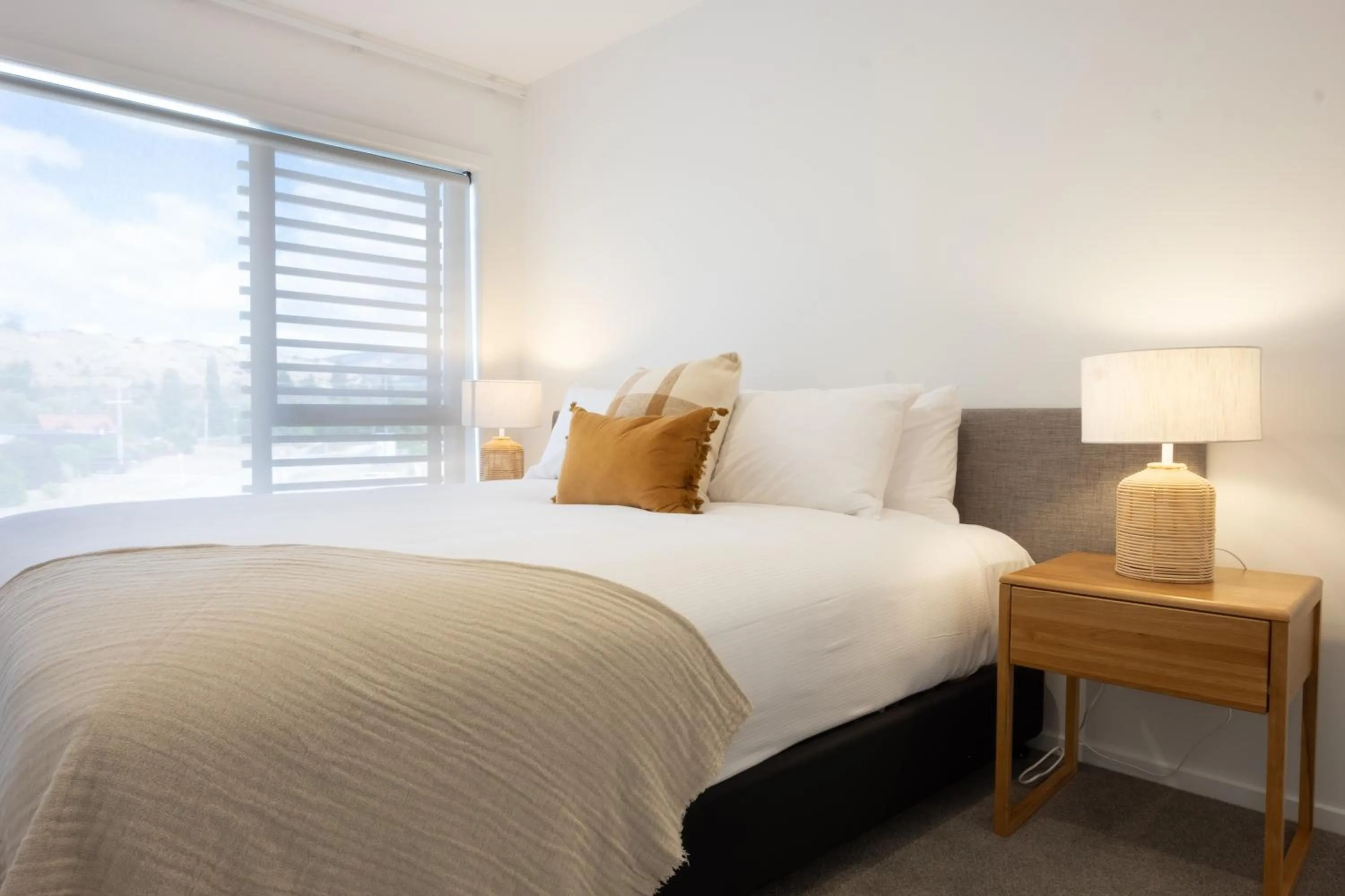 Bedroom, Bed in Alpine Junction Townhouse Apartments, Lodge & Hotel