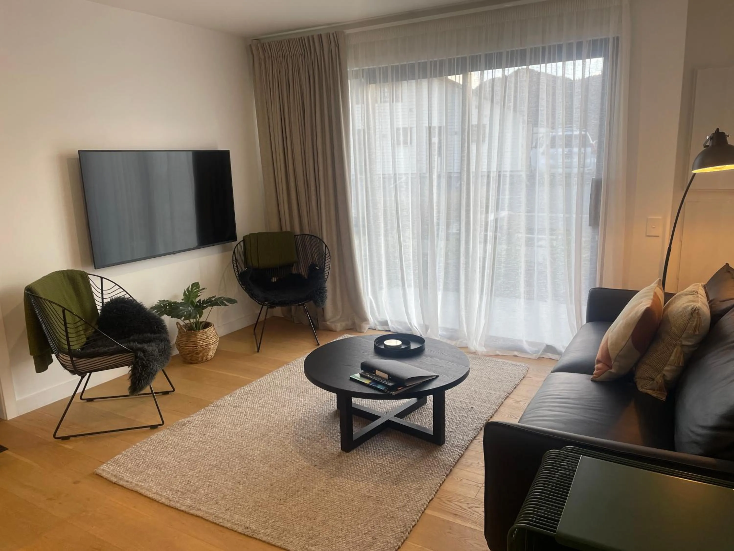 Living room in Alpine Junction Townhouse Apartments, Lodge & Hotel