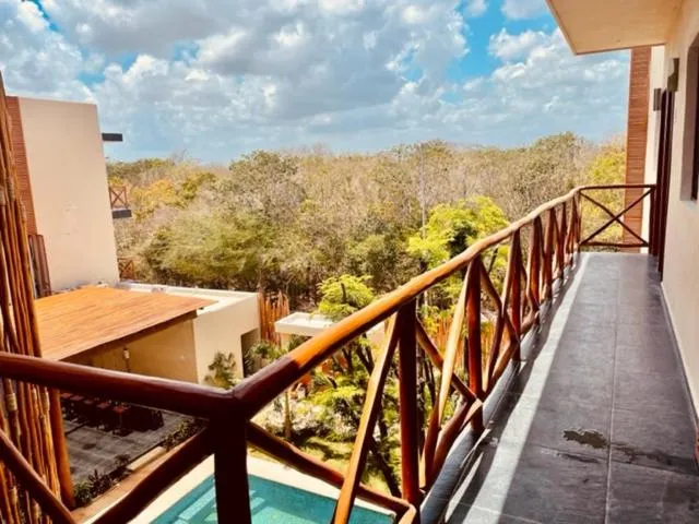 Garden view in Hotel Manglar Suites