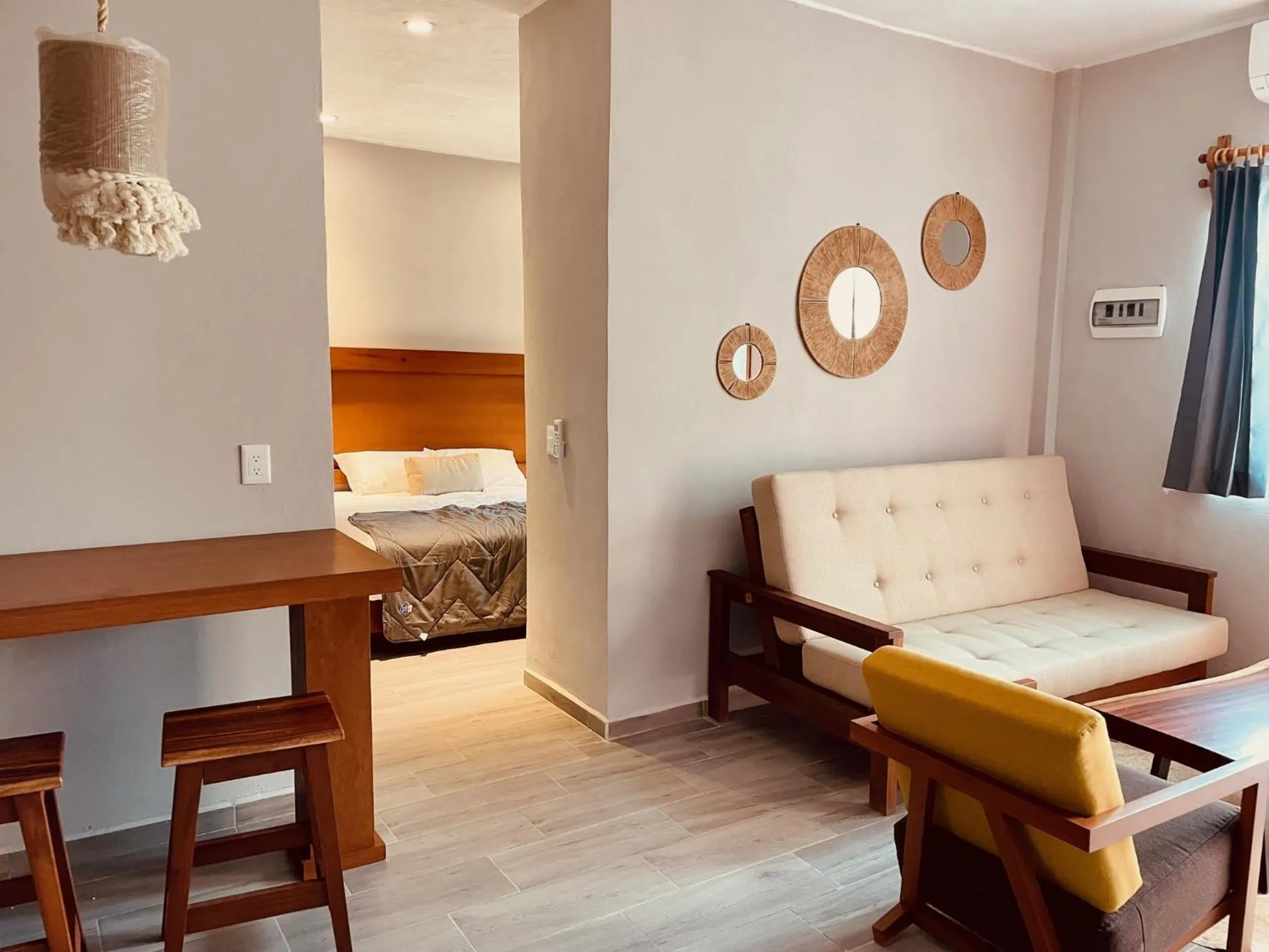 Living room in Hotel Manglar Suites