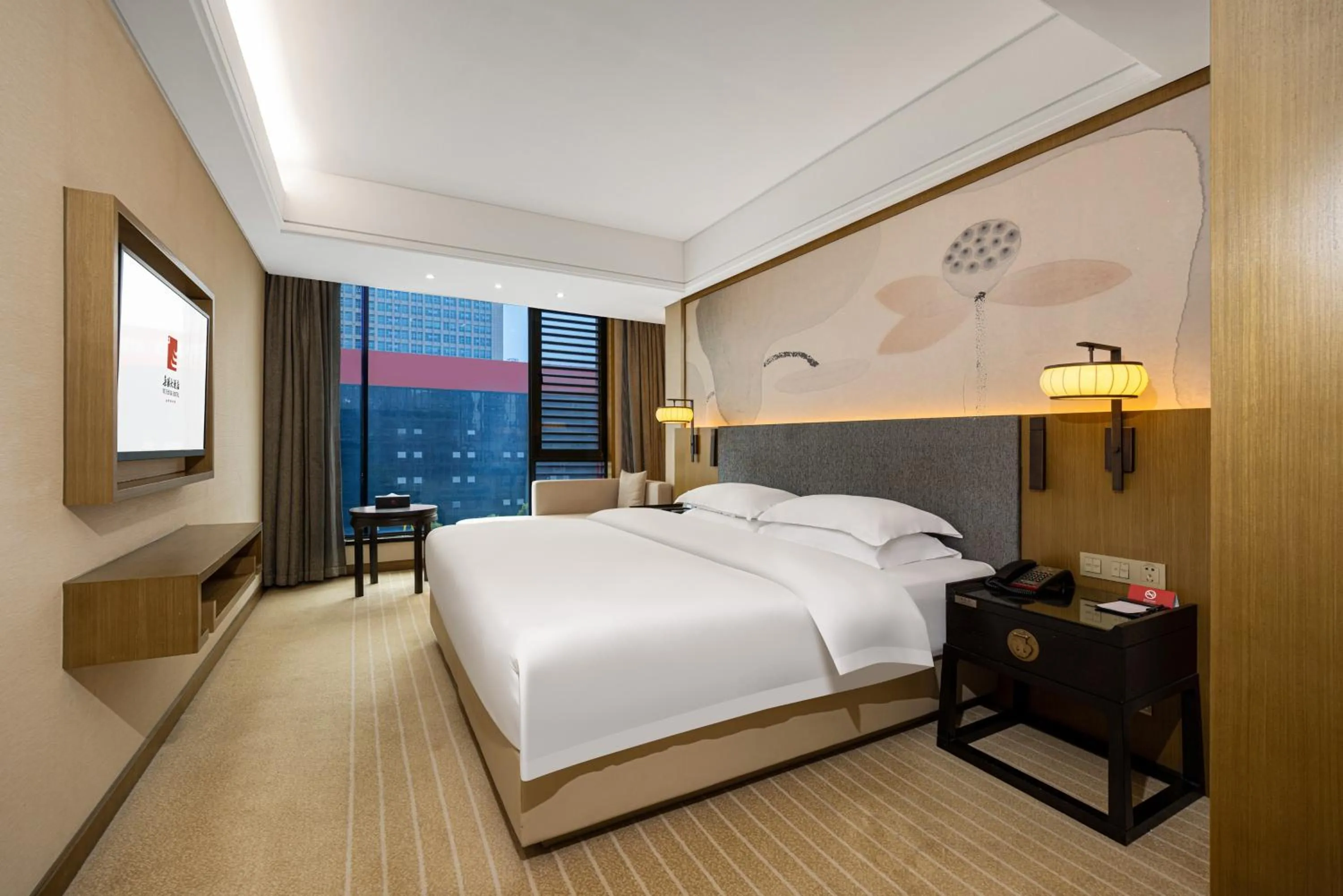 Bed in Yue Yang Hotel