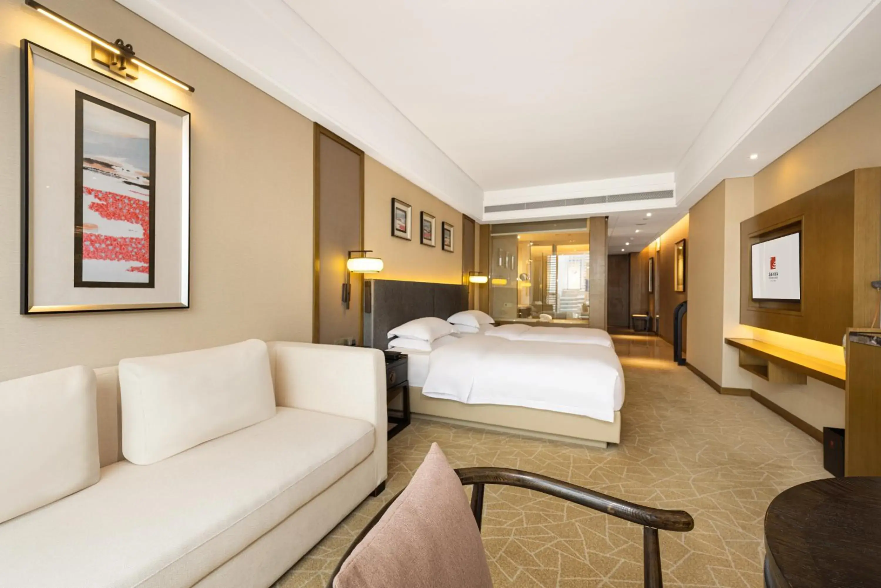 Deluxe Twin Room in Yue Yang Hotel Deluxe Twin Room in Yue Yang Hotel