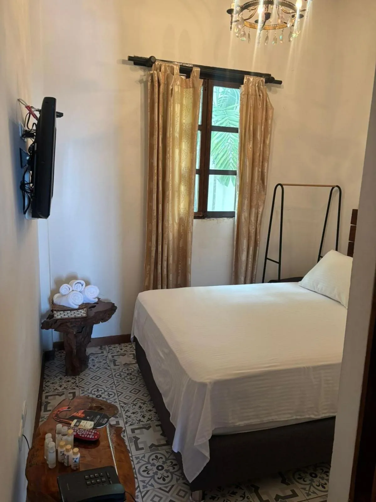 Bed in Hotel Terraza San Antonio