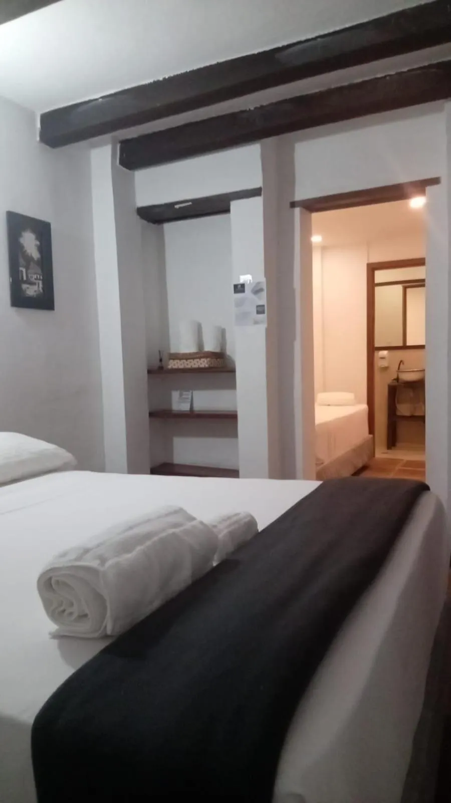 Bed in Hotel Terraza San Antonio