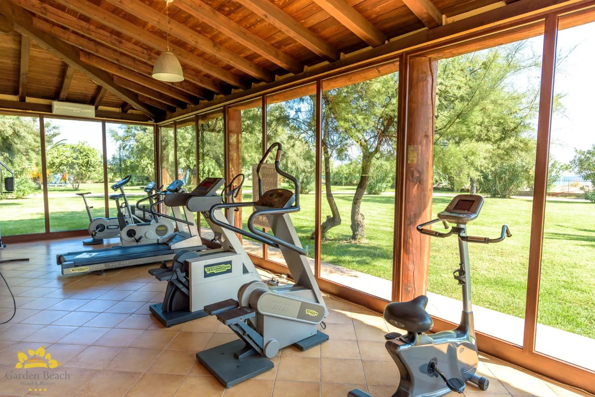 Fitness centre/facilities in Hotel Garden Beach