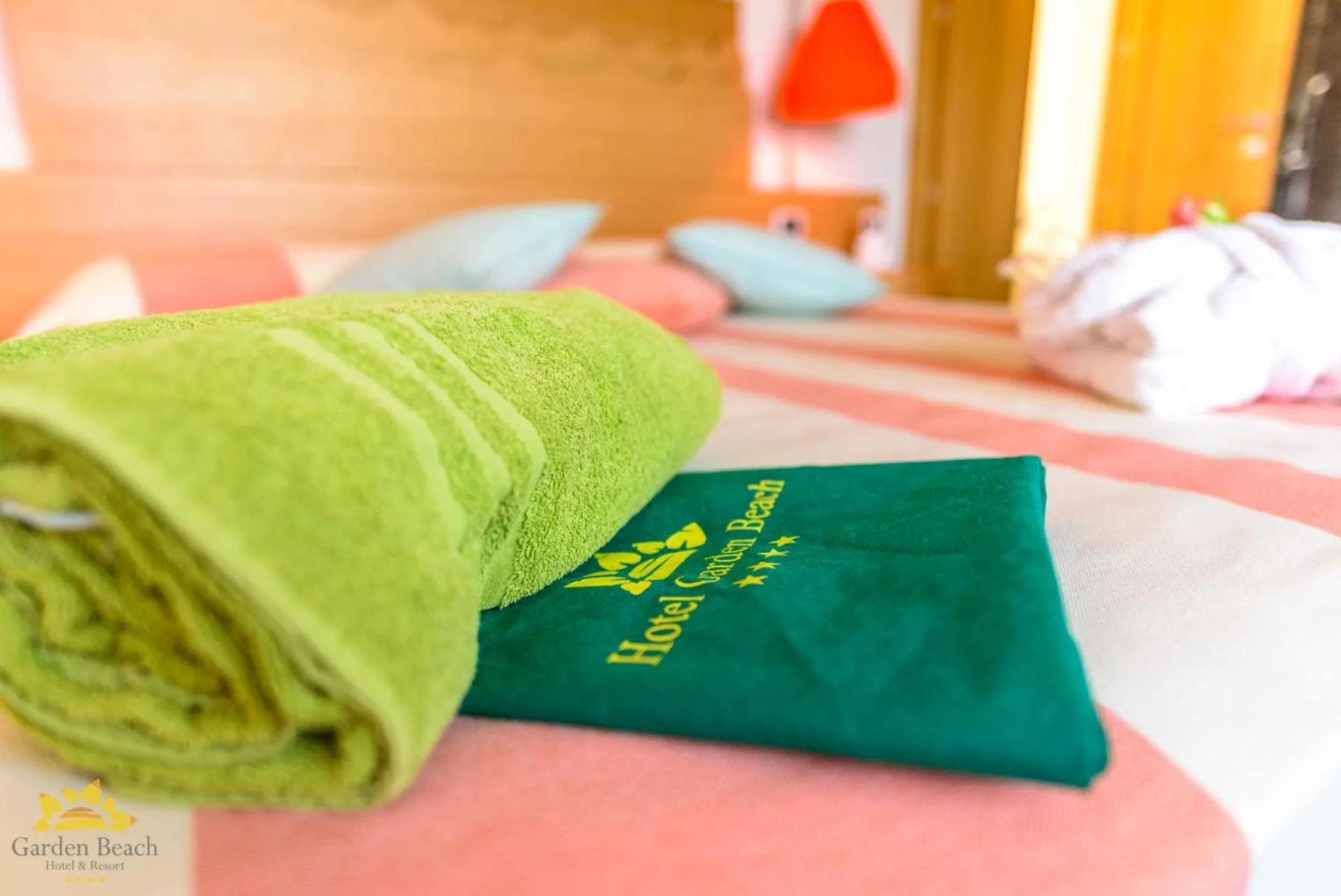 Decorative detail, Bed in Hotel Garden Beach