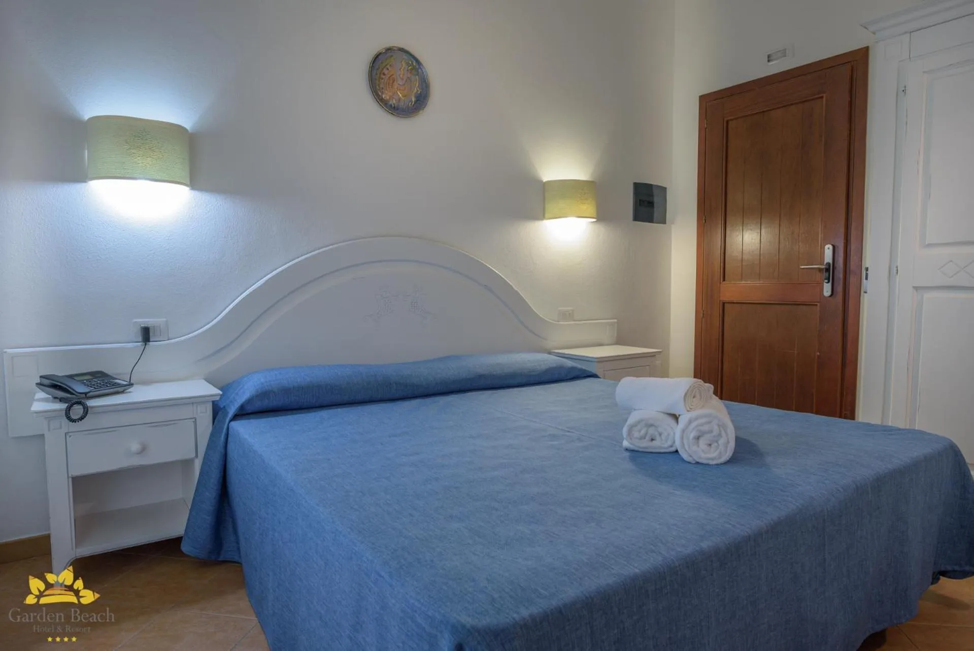 Bedroom, Bed in Hotel Garden Beach