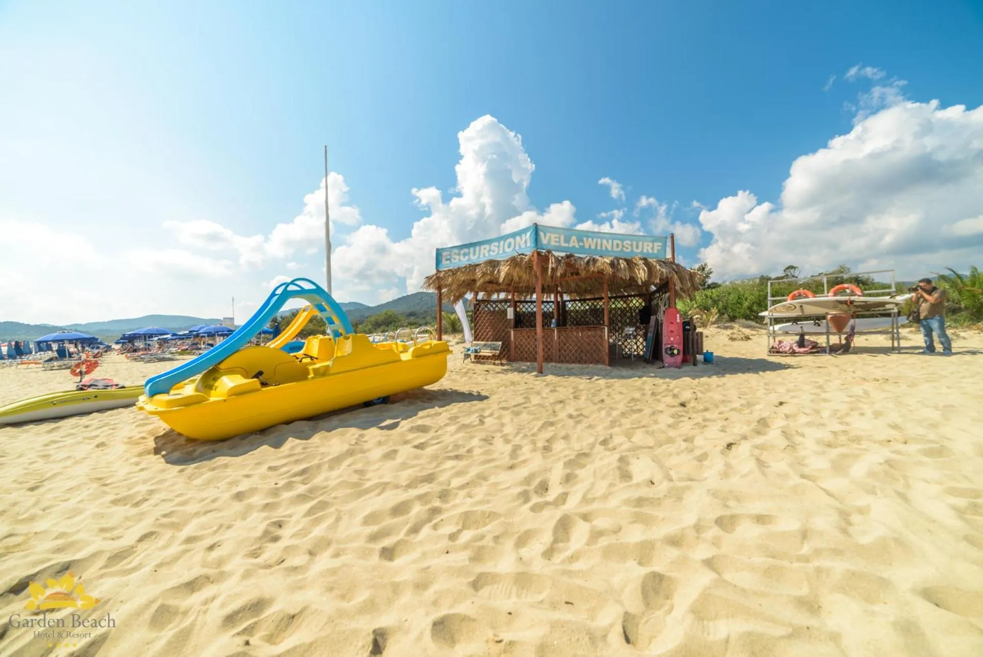 Windsurfing in Hotel Garden Beach