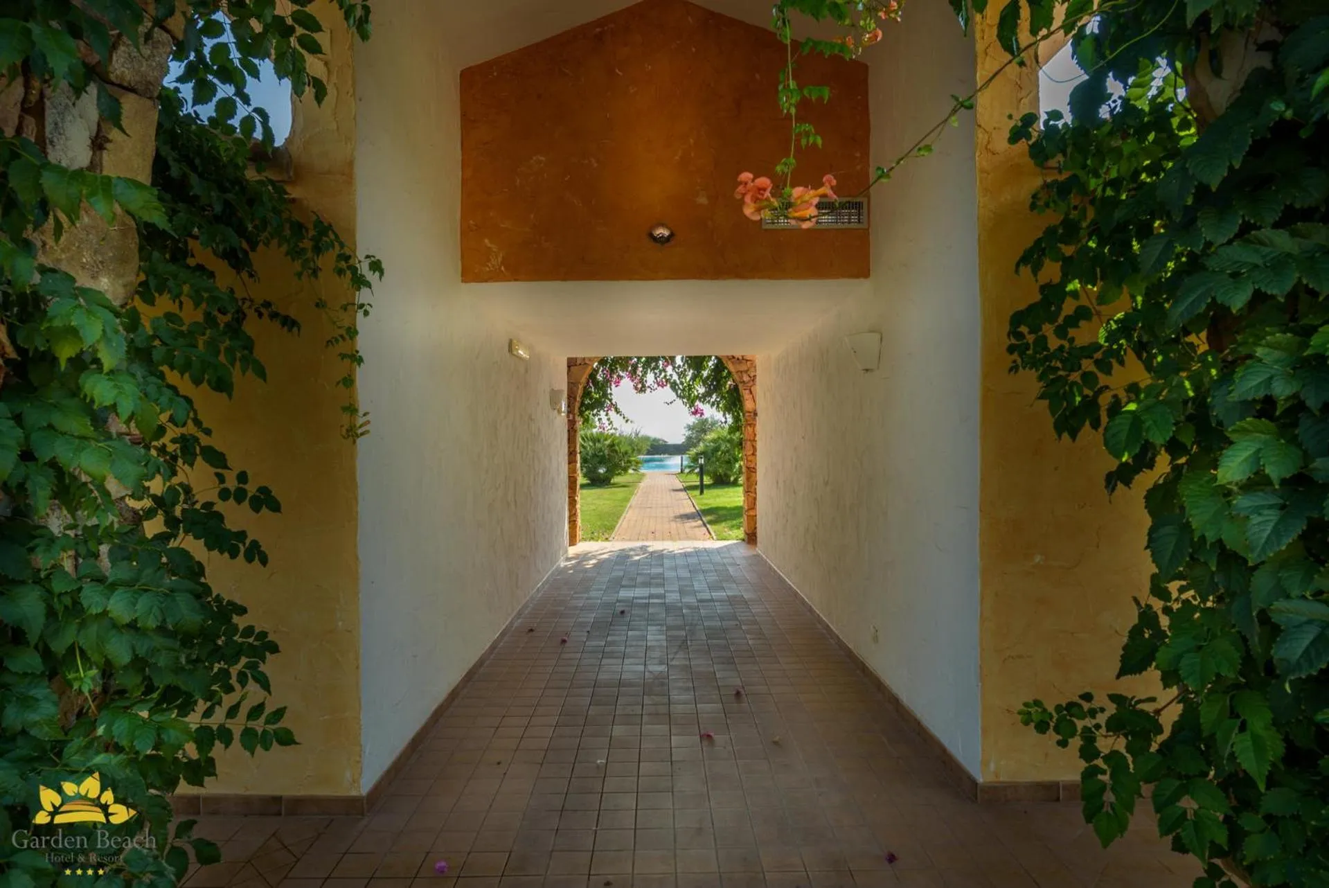 Pool view in Hotel Garden Beach