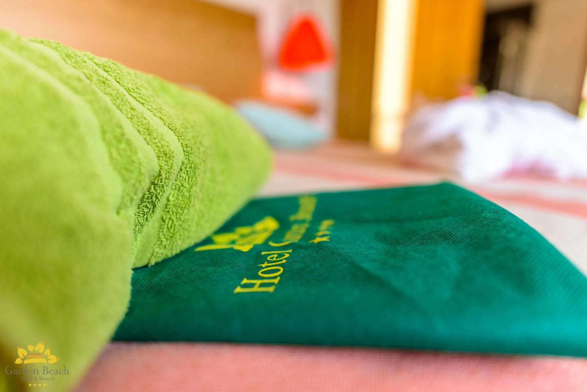 Decorative detail, Bed in Hotel Garden Beach