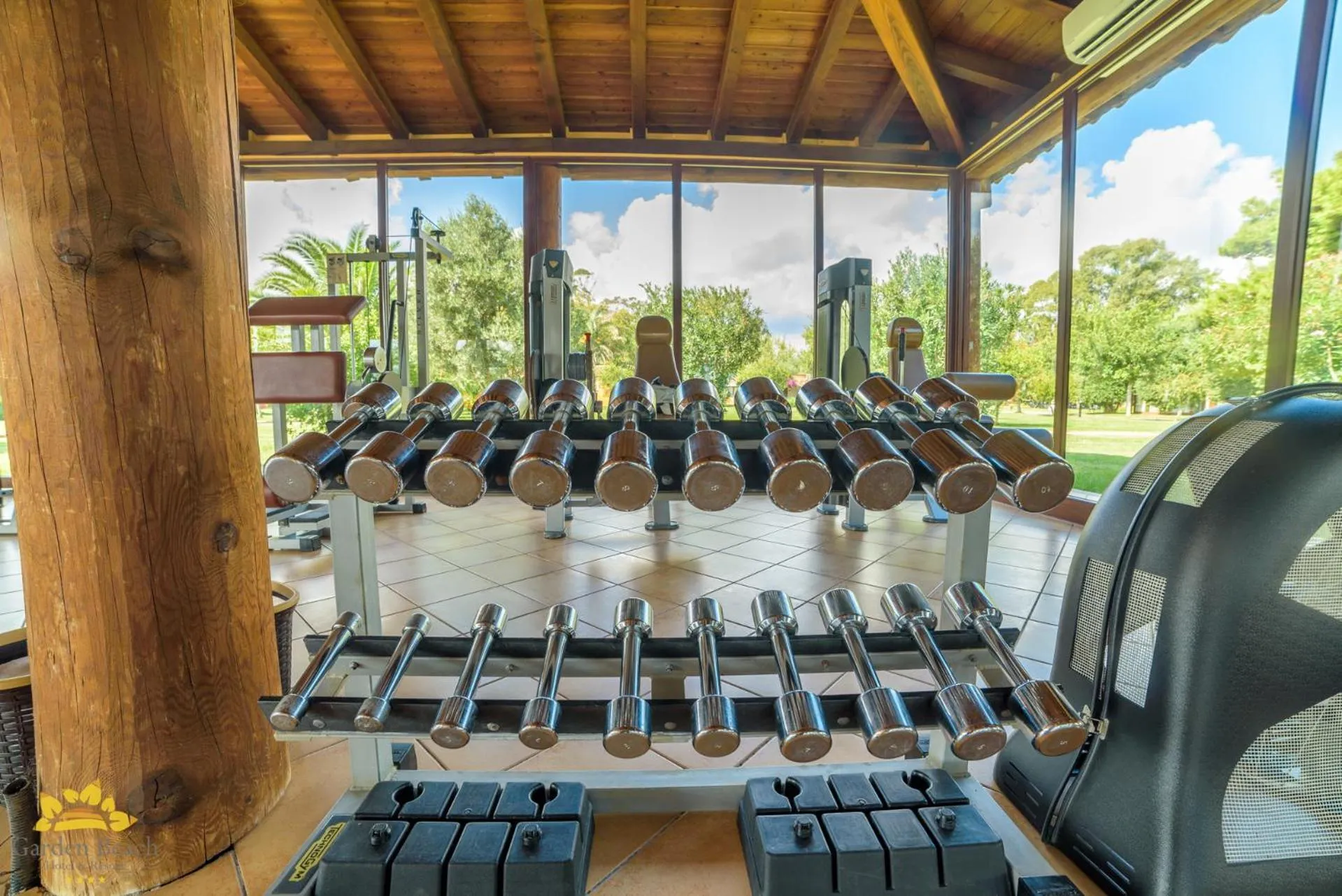 Fitness centre/facilities in Hotel Garden Beach