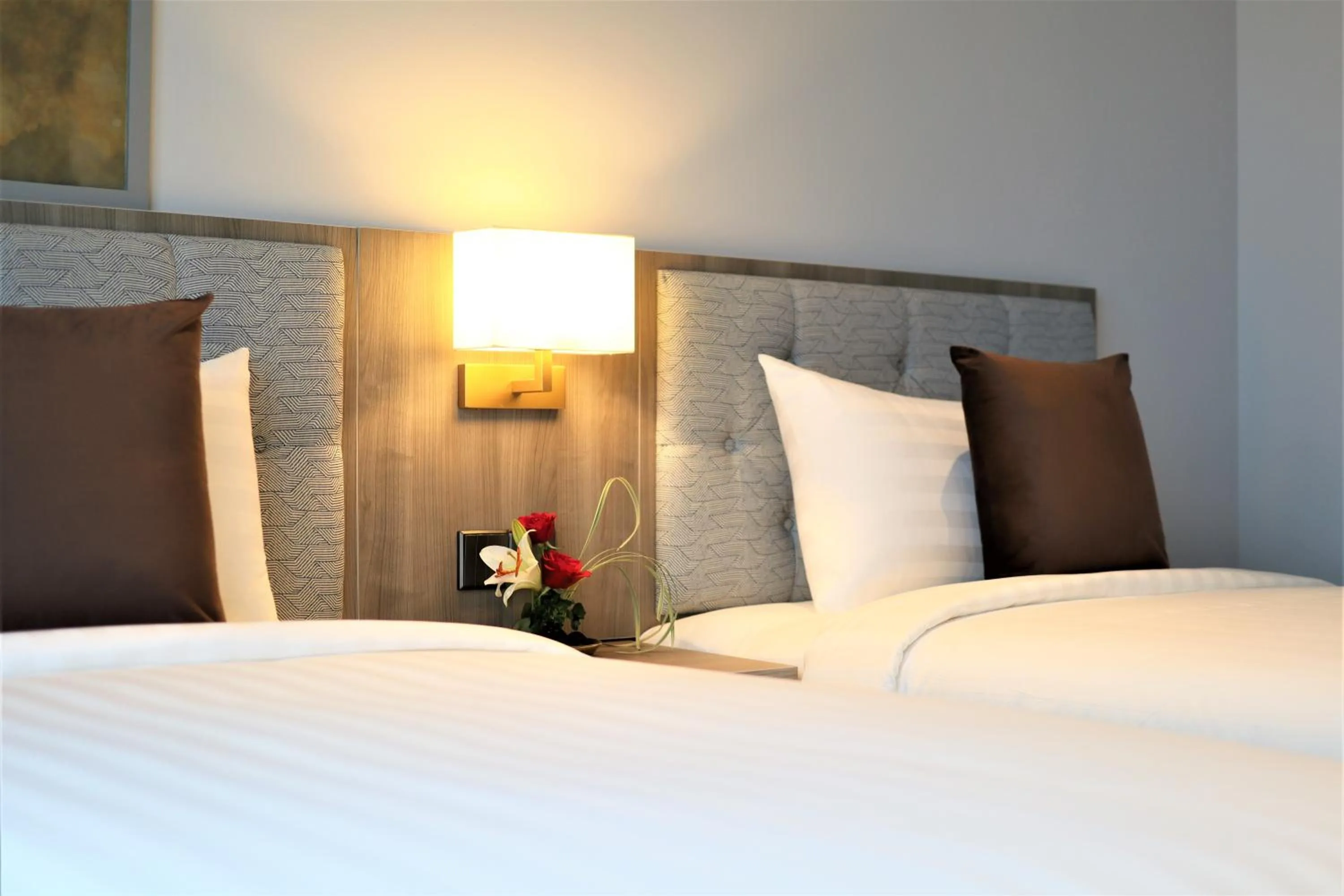 Bed in KSL ESPLANADE HOTEL with HOT SPRING