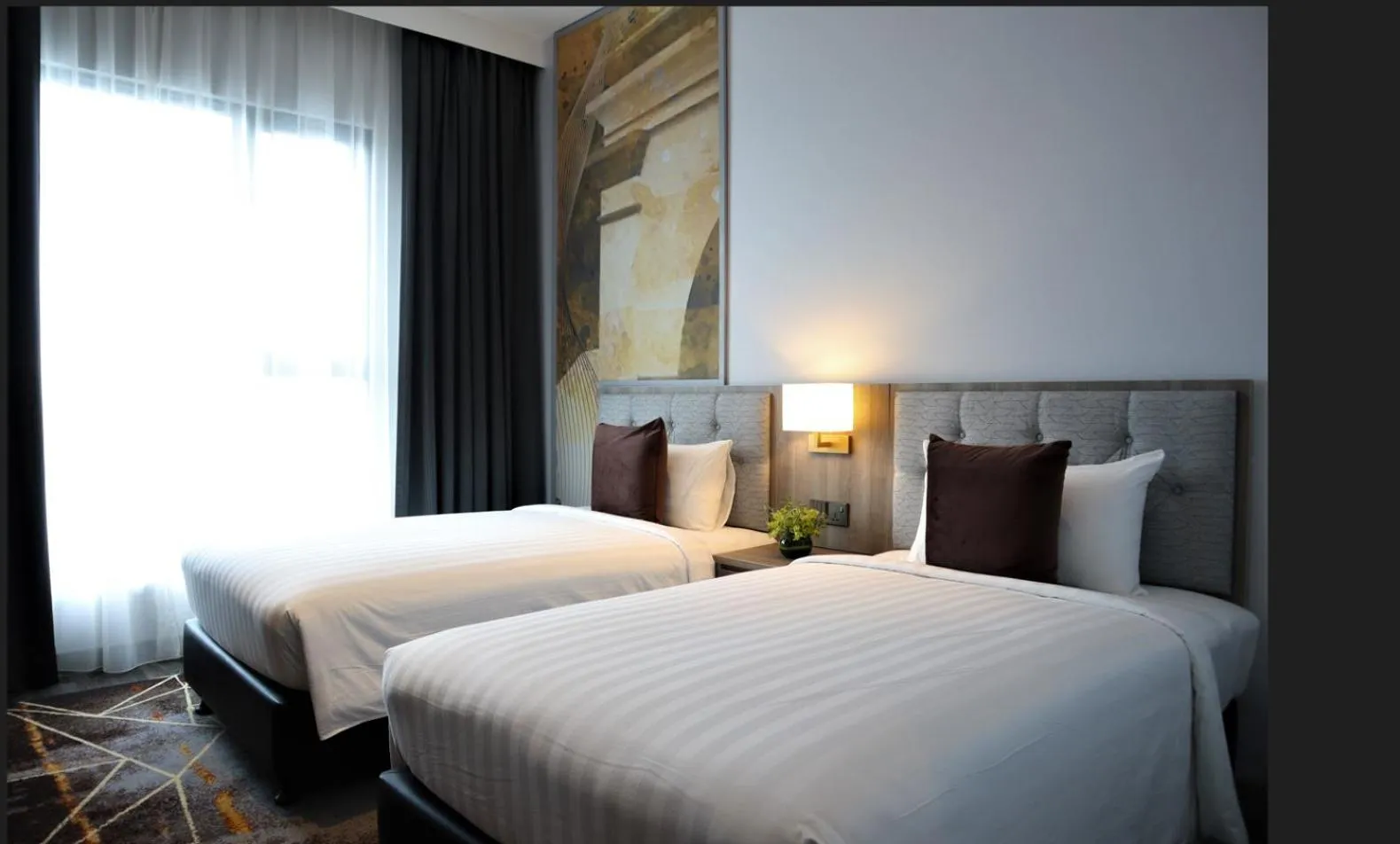 Bed in KSL ESPLANADE HOTEL with HOT SPRING