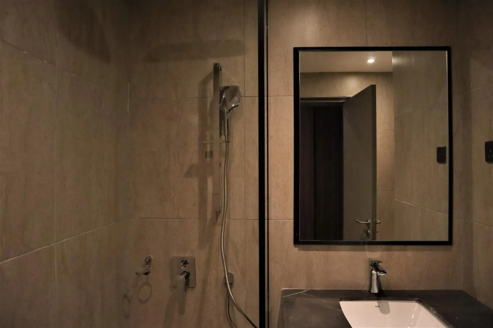 Bathroom in KSL ESPLANADE HOTEL with HOT SPRING