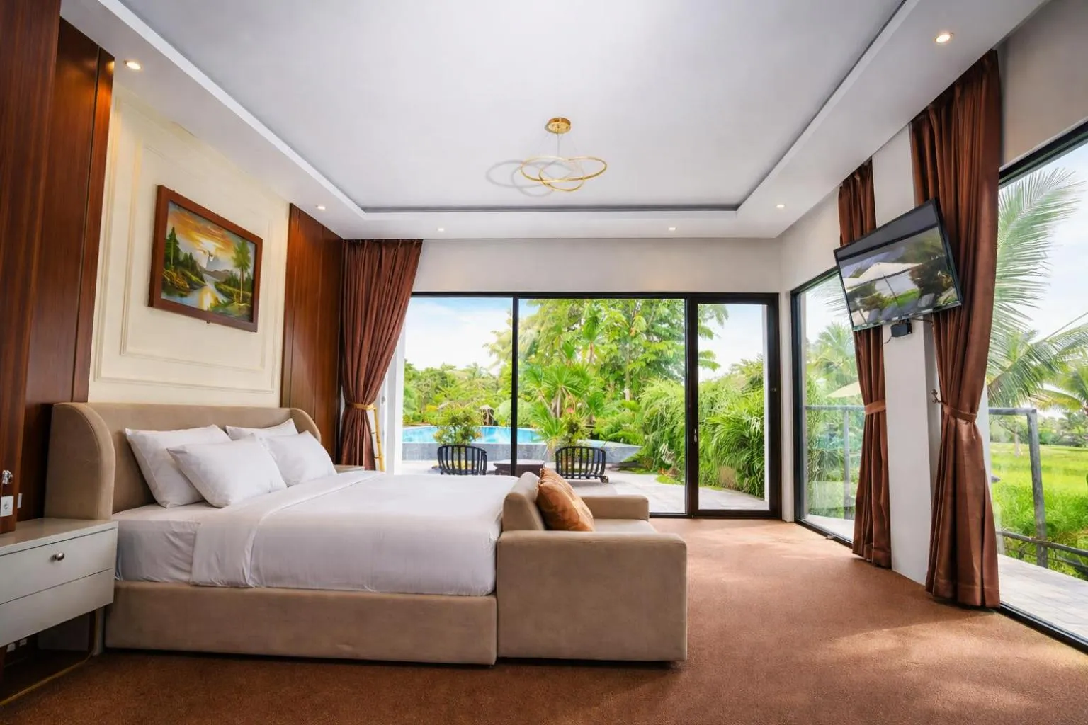 Bedroom, Bed in Nirvana Hotel Resort Tetebatu