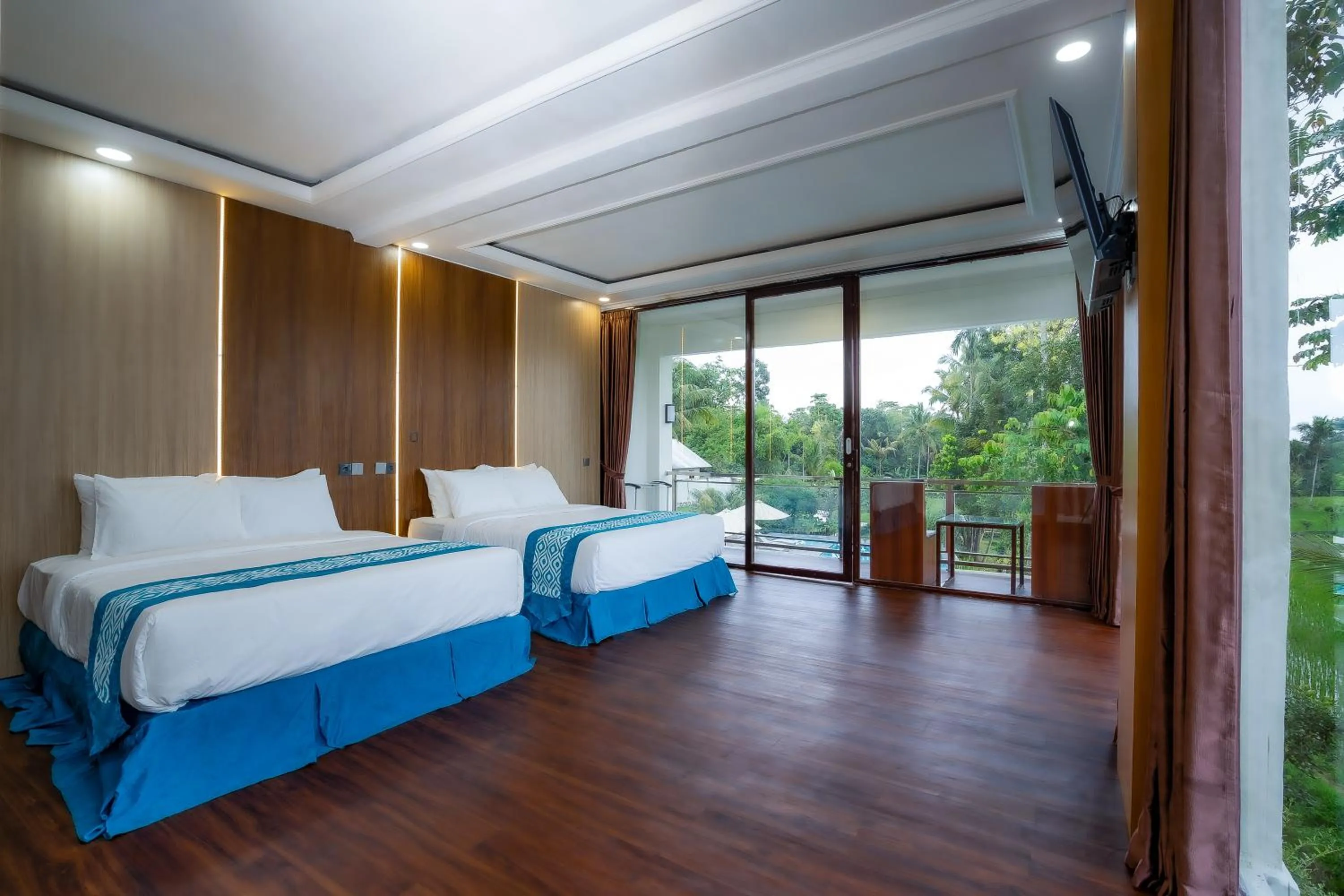 Bedroom, Bed in Nirvana Hotel Resort Tetebatu