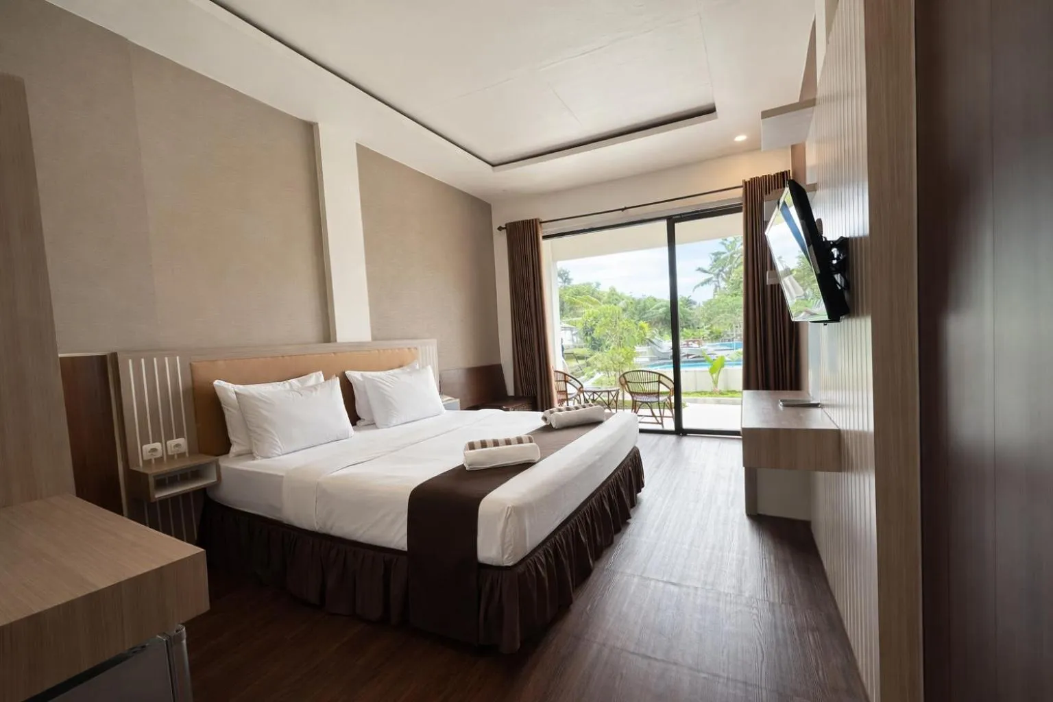 Bedroom, Bed in Nirvana Hotel Resort Tetebatu