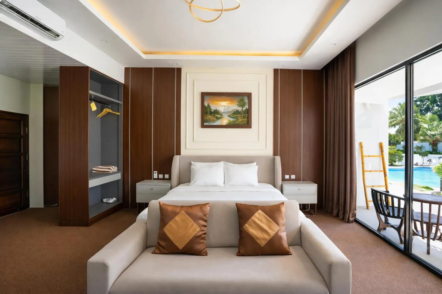 Bedroom, Bed in Nirvana Hotel Resort Tetebatu