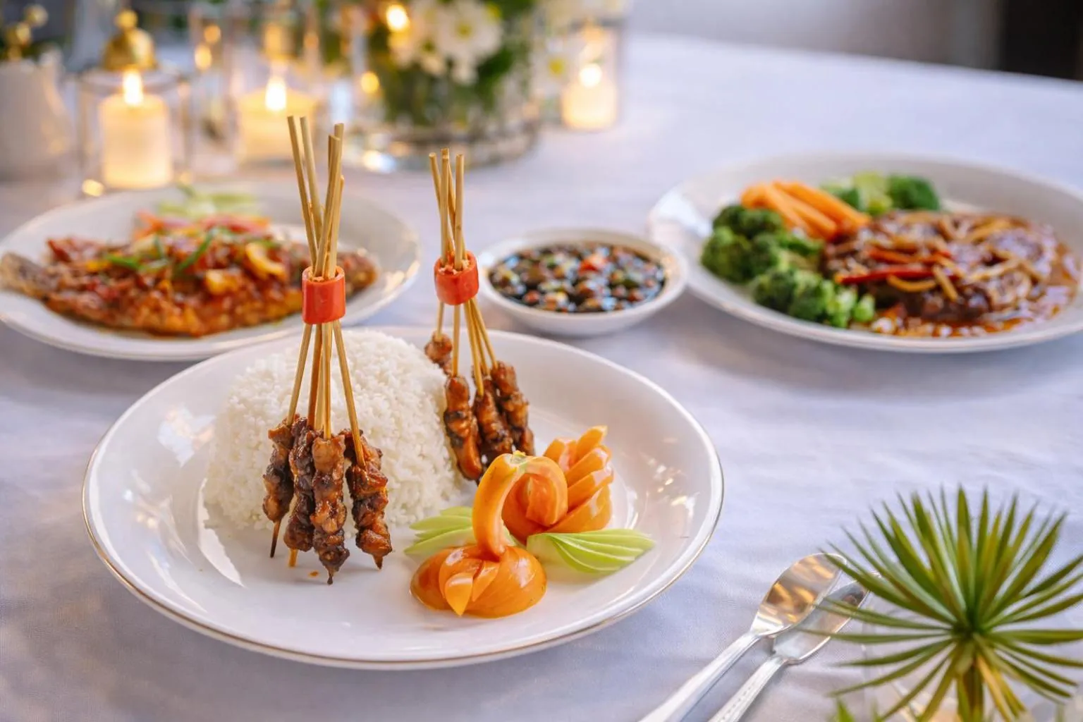 Food in Nirvana Hotel Resort Tetebatu