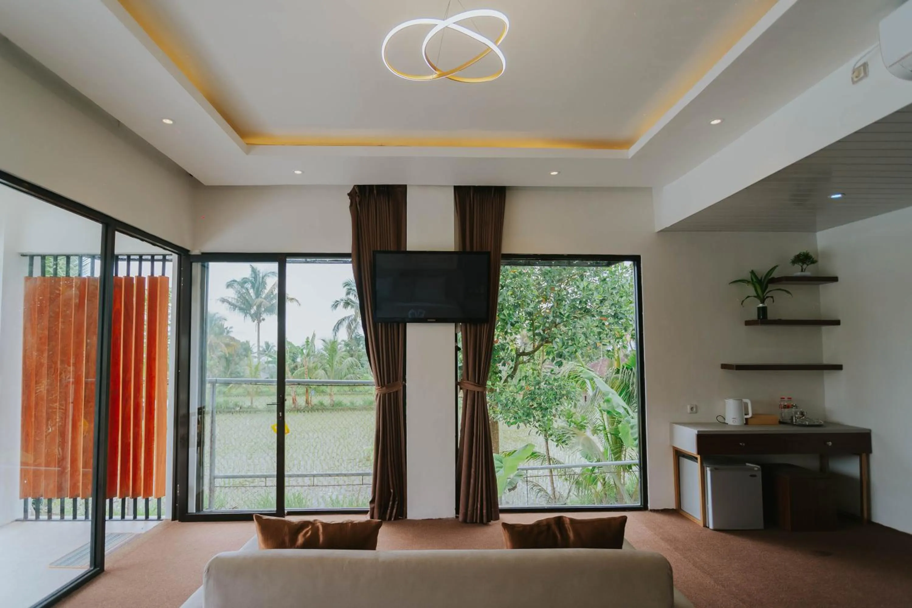 Living room in Nirvana Hotel Resort Tetebatu