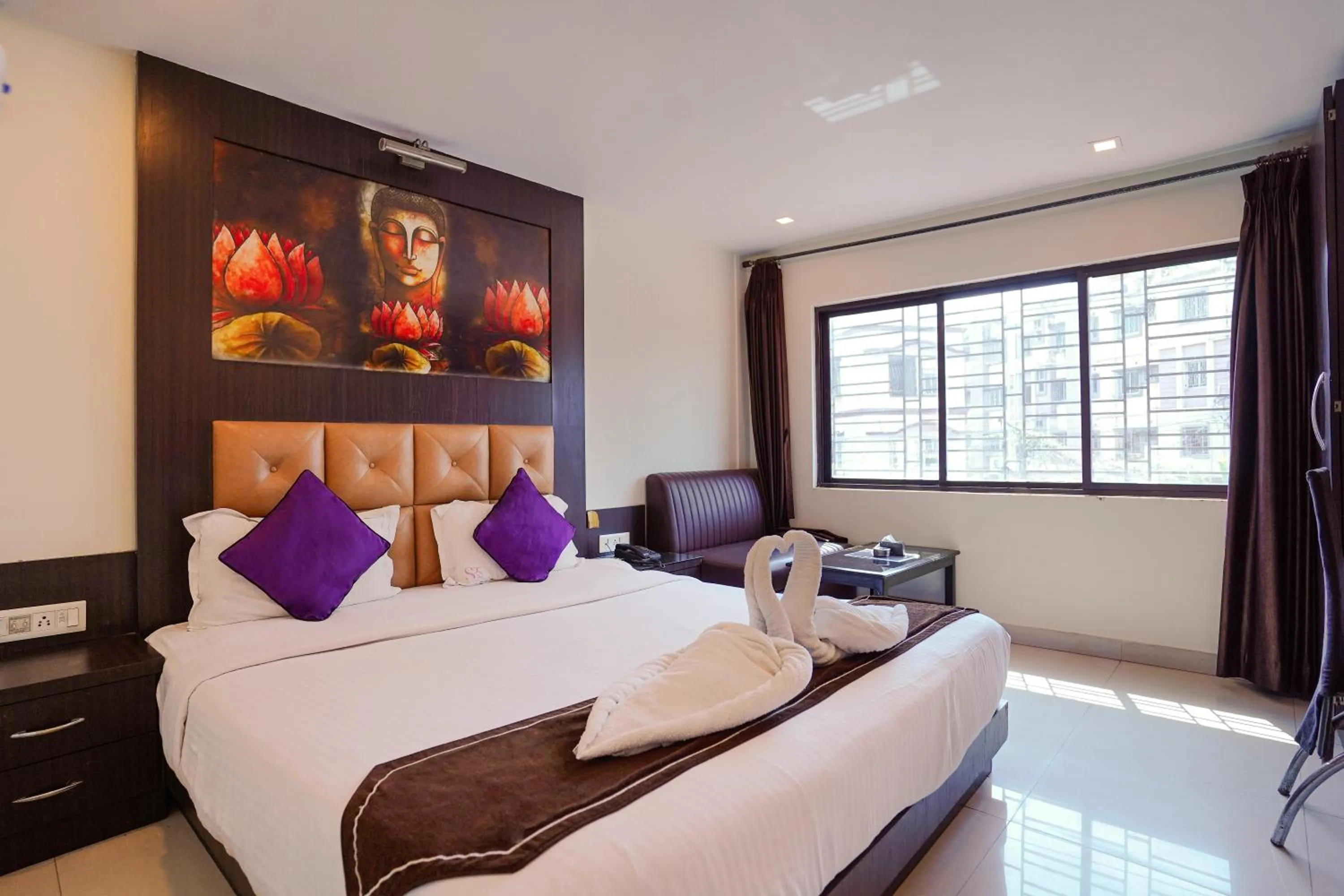 Bed in Sheldon Hotel