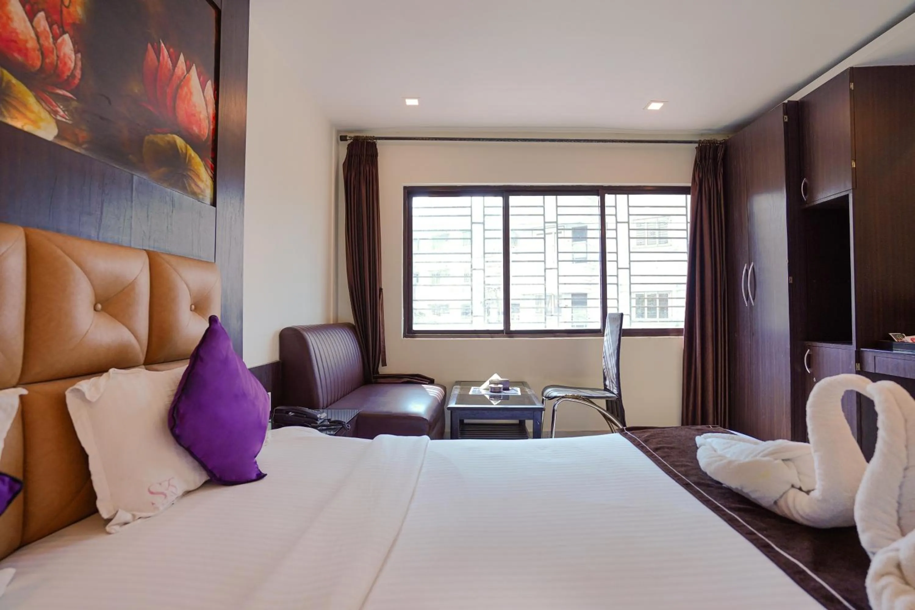 Bed in Sheldon Hotel