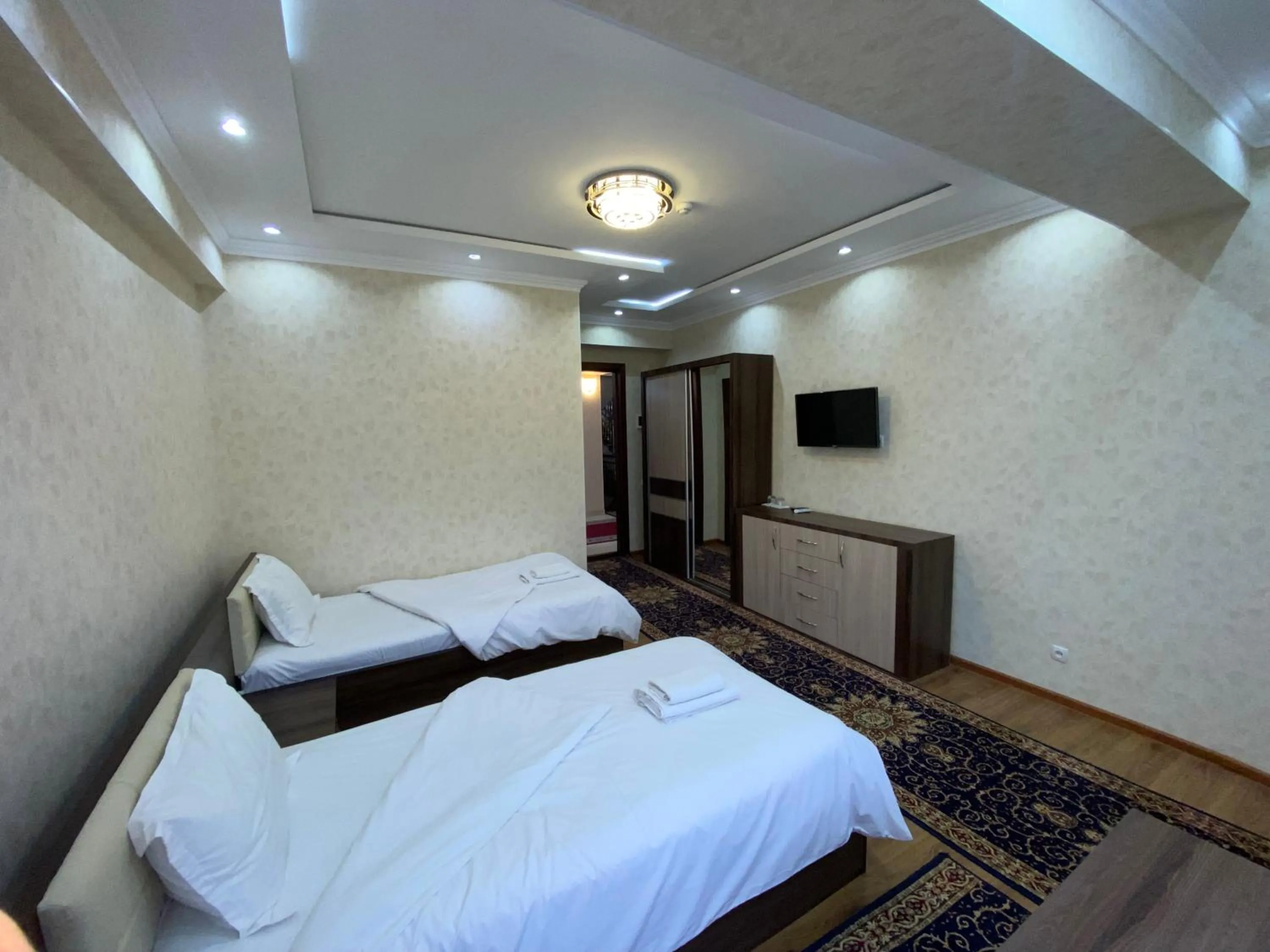 Bed in Bahri Tojik Resort & Spa