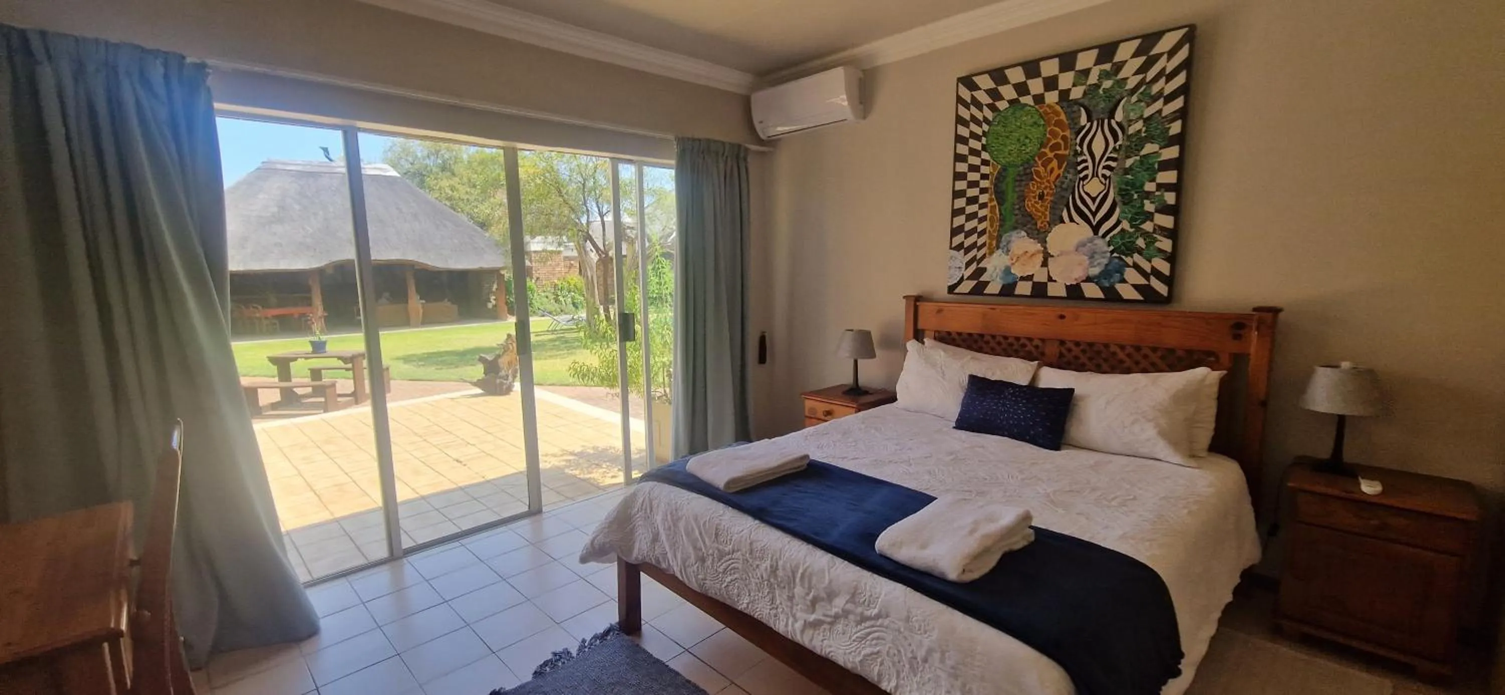 Bed in Tamboti Bush Lodge