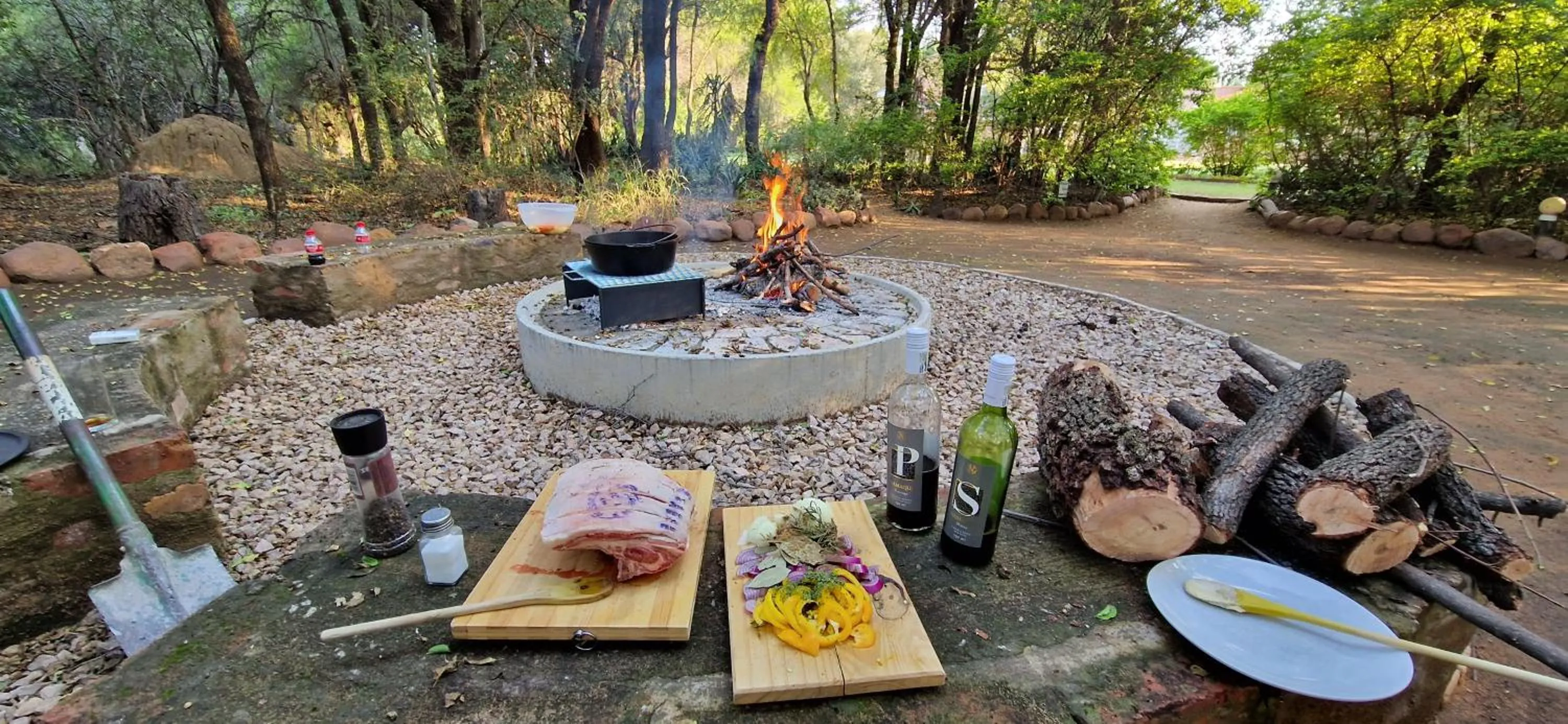 BBQ facilities in Tamboti Bush Lodge