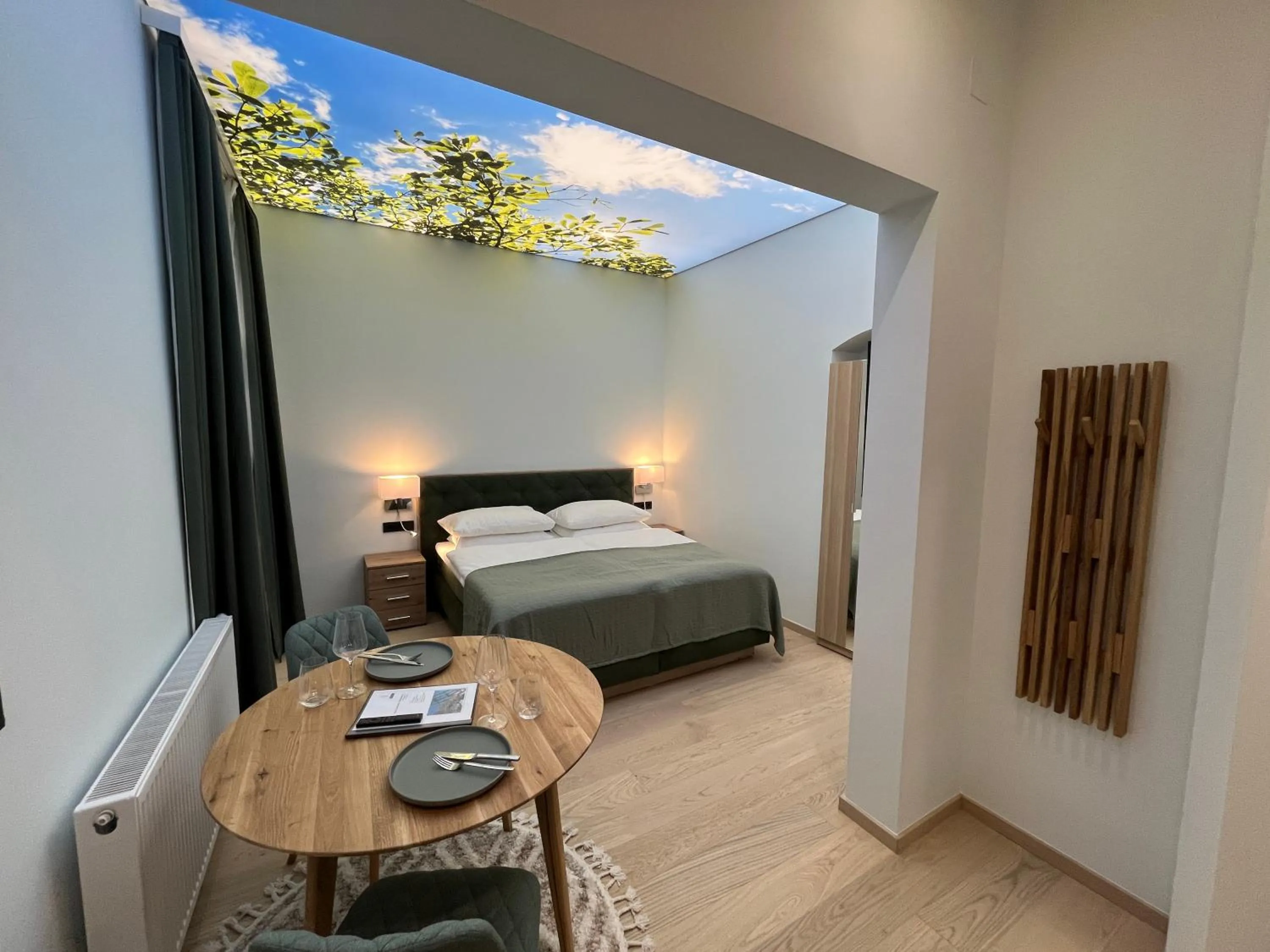 Bedroom, Bed in Street Living Hotel - Apartments