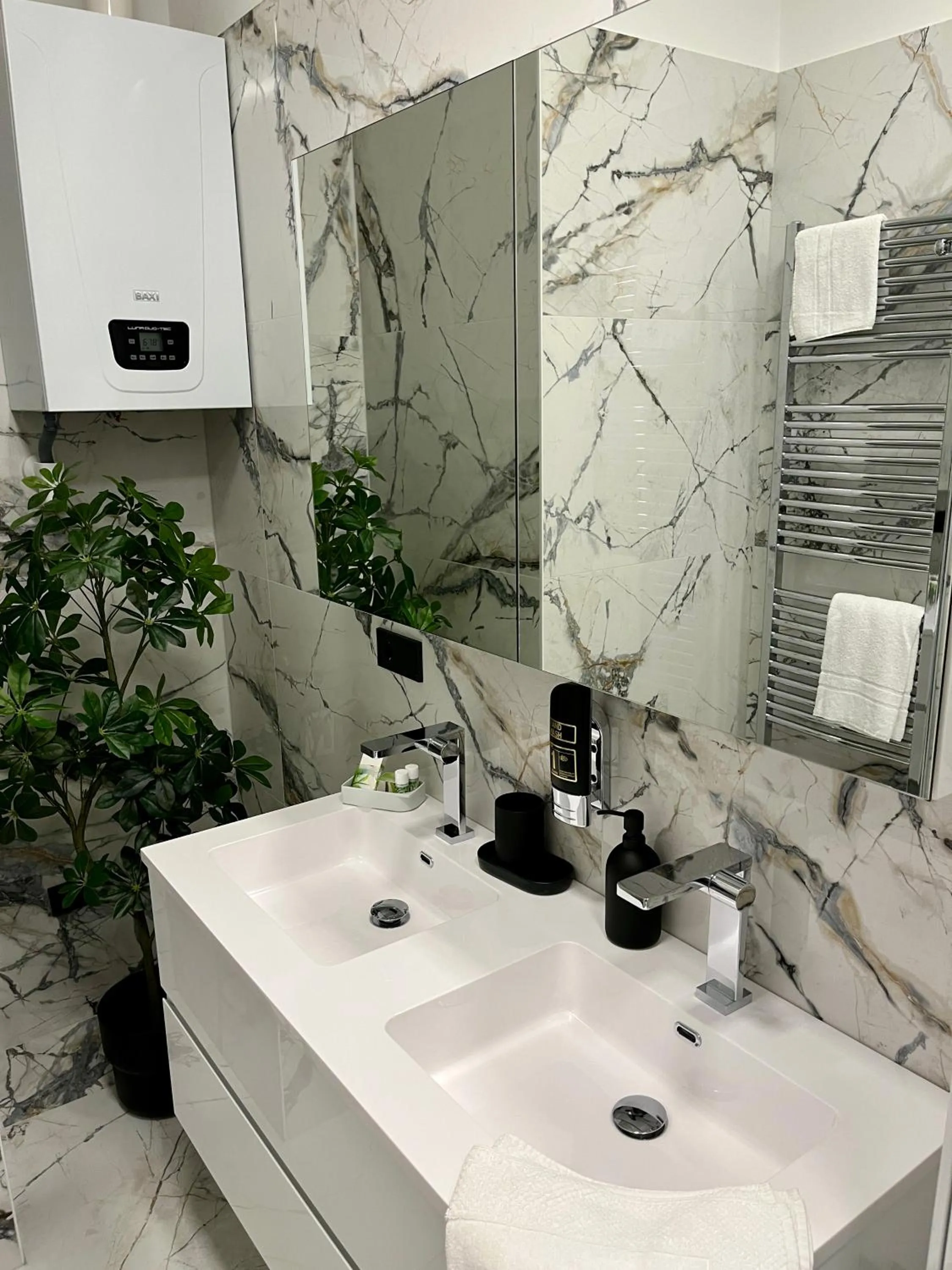 Bathroom in Street Living Hotel - Apartments