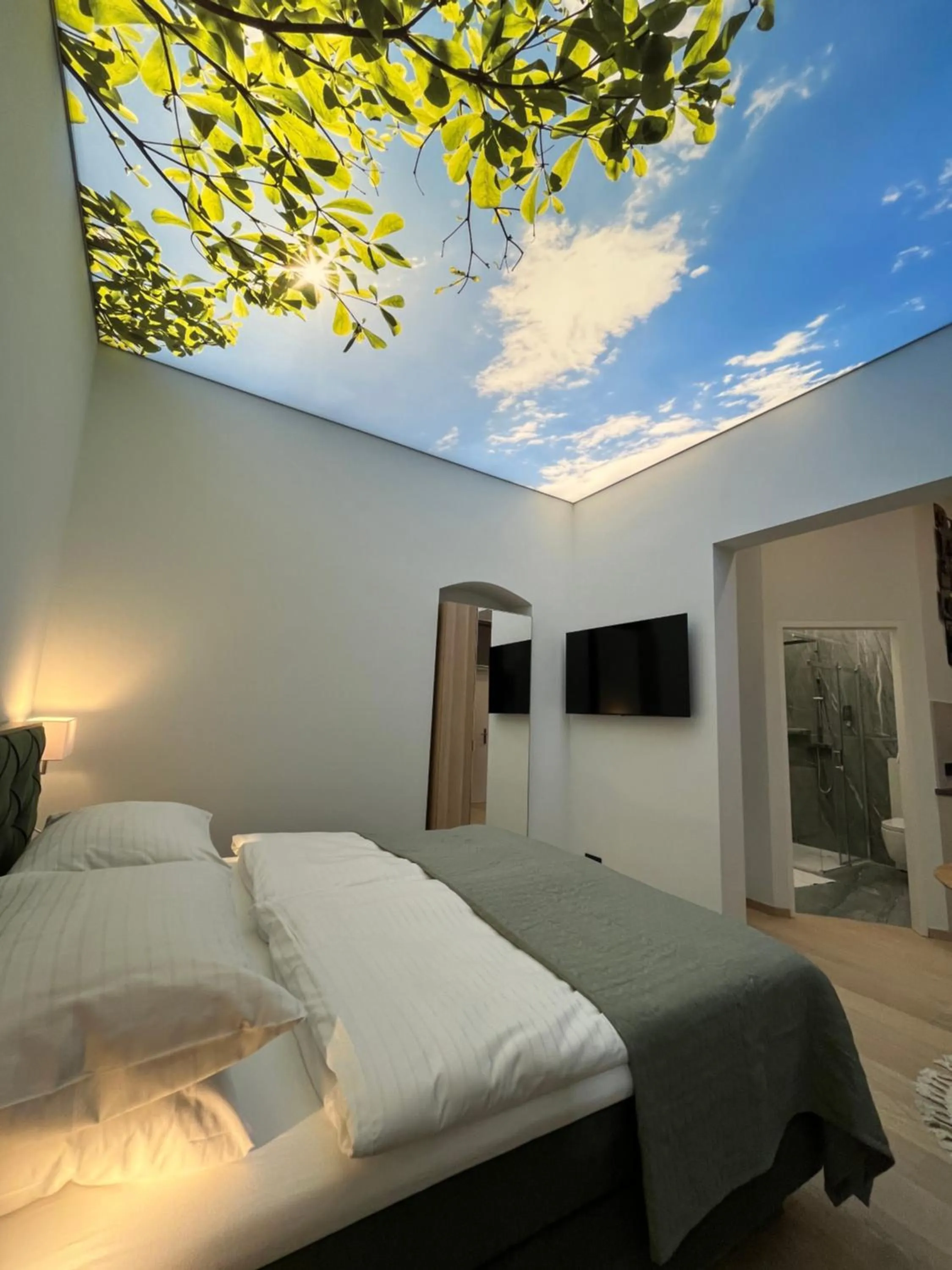 Bedroom, Bed in Street Living Hotel - Apartments