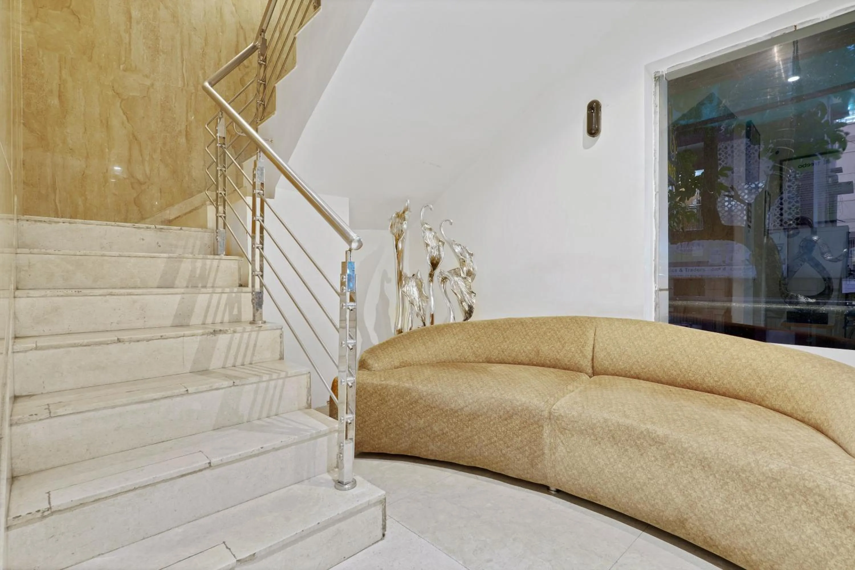 Seating area in Treebo Jagadish Hotel, Jayanagar
