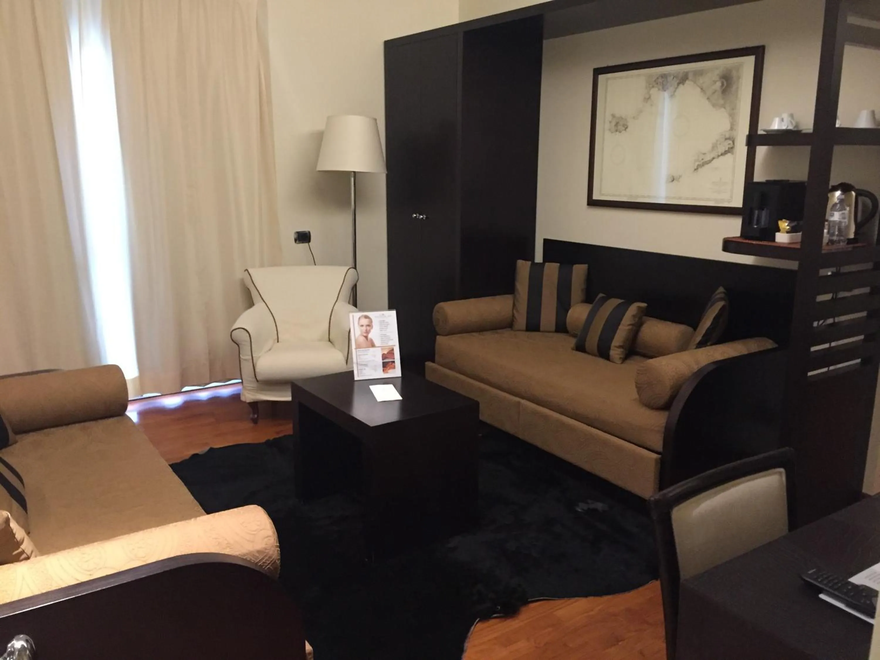 Seating area in Terrazza Marconi Hotel&Spamarine