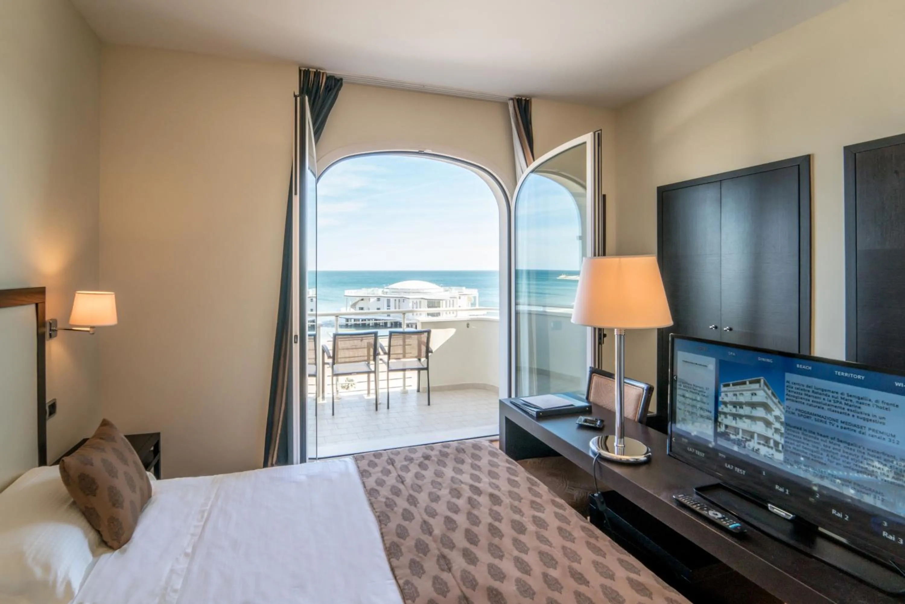 Bed in Terrazza Marconi Hotel&Spamarine