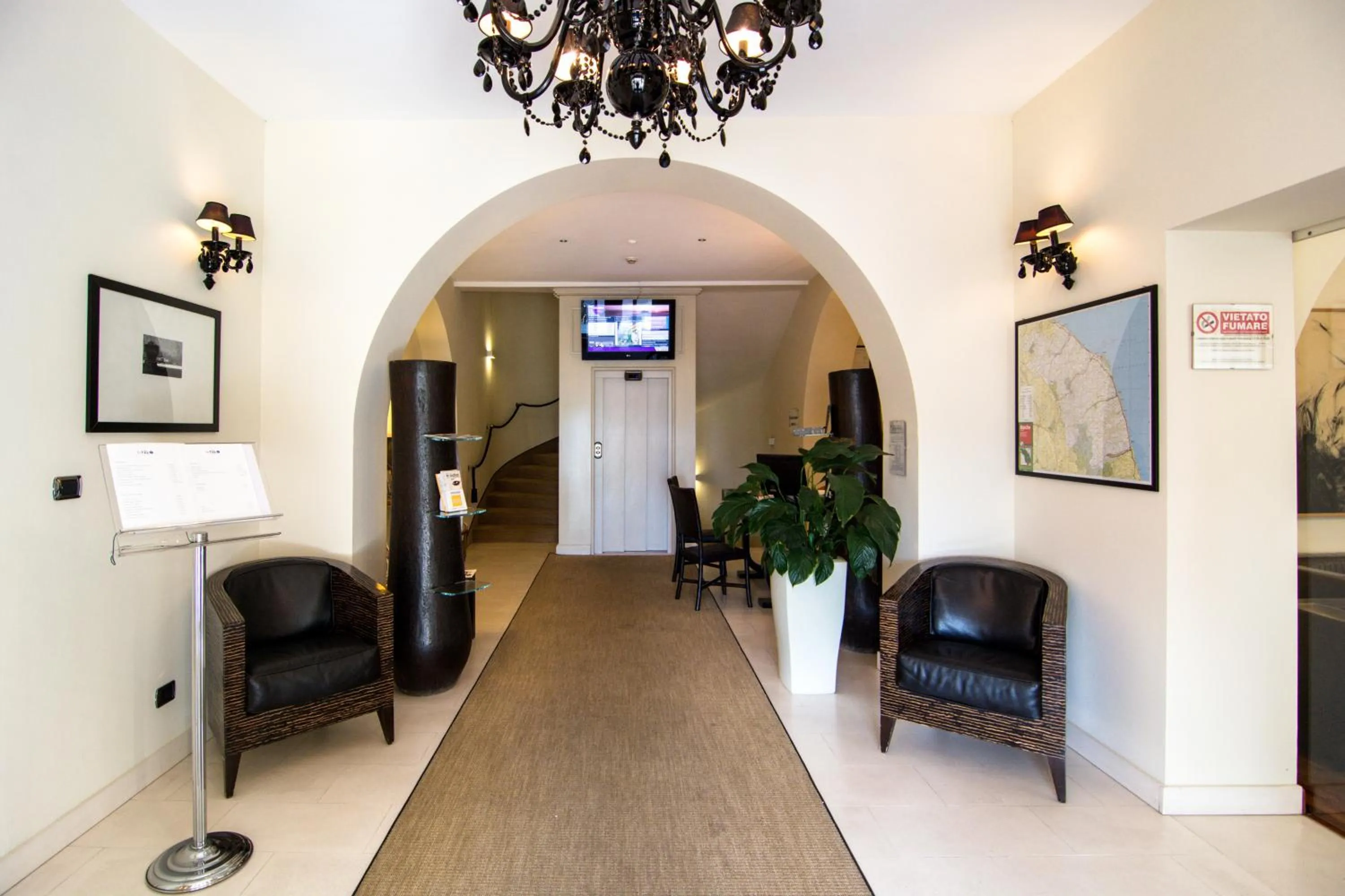 Lobby or reception in Terrazza Marconi Hotel&Spamarine