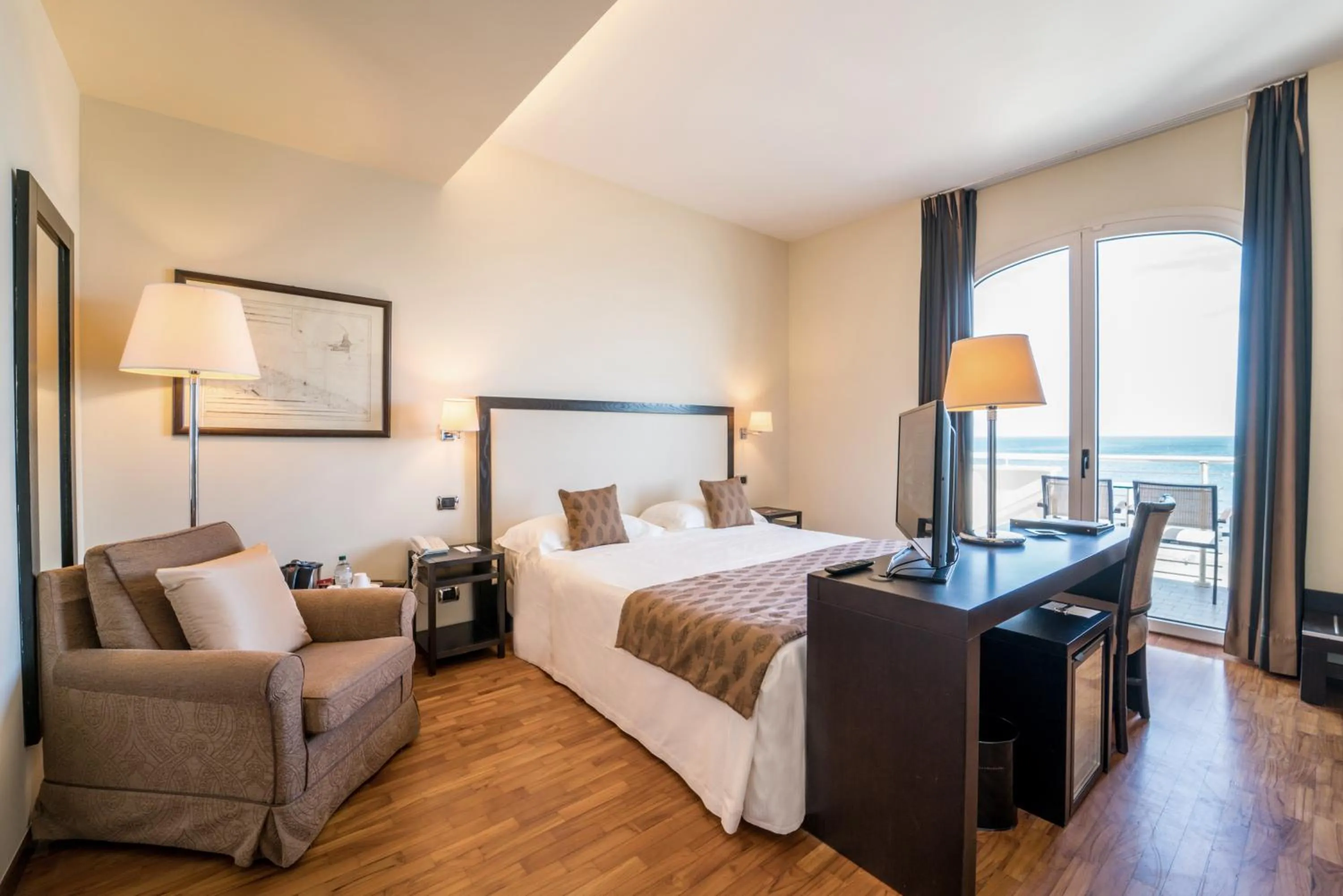 Bed in Terrazza Marconi Hotel&Spamarine